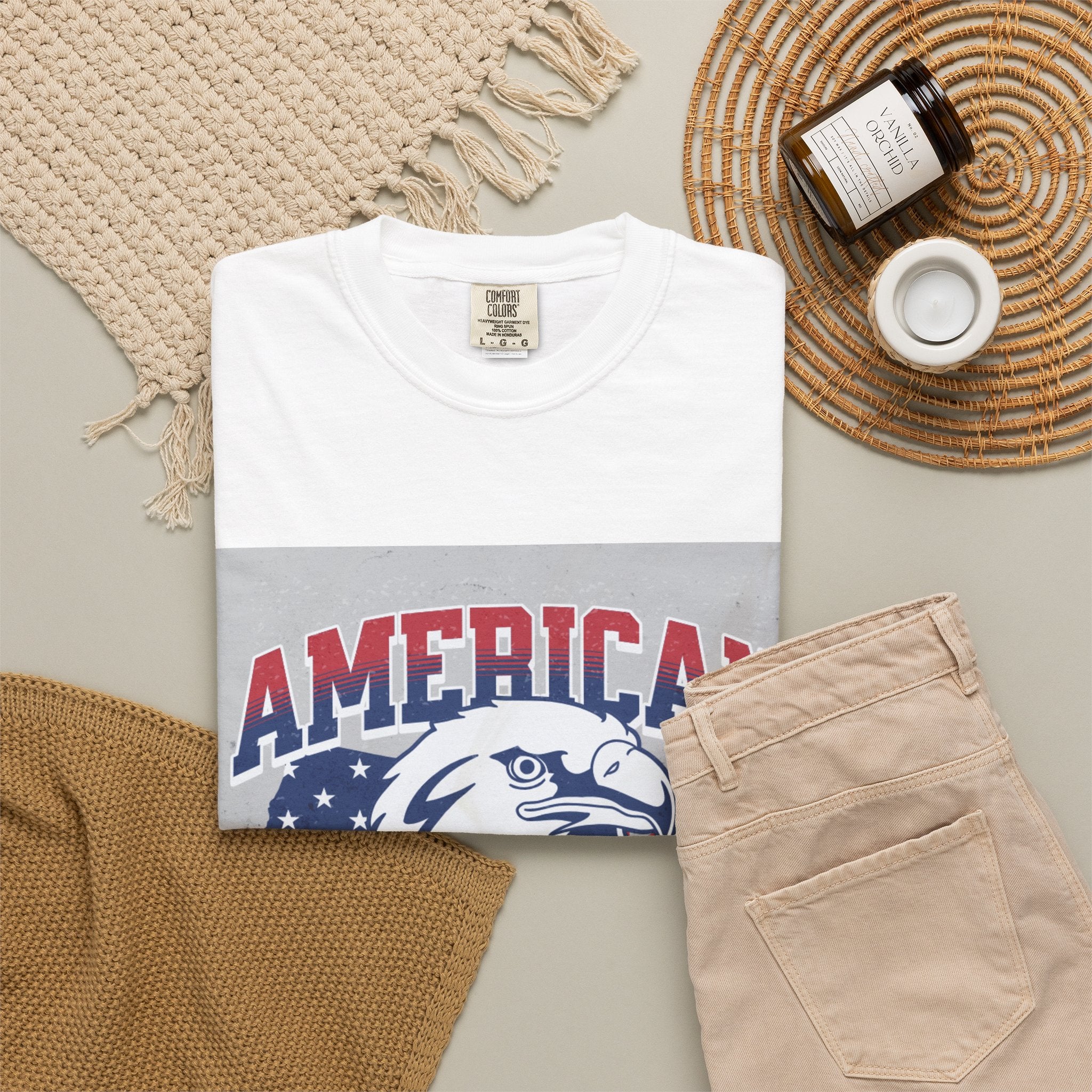 American Made Eagle T-Shirt — Patriotic USA Graphic Tee