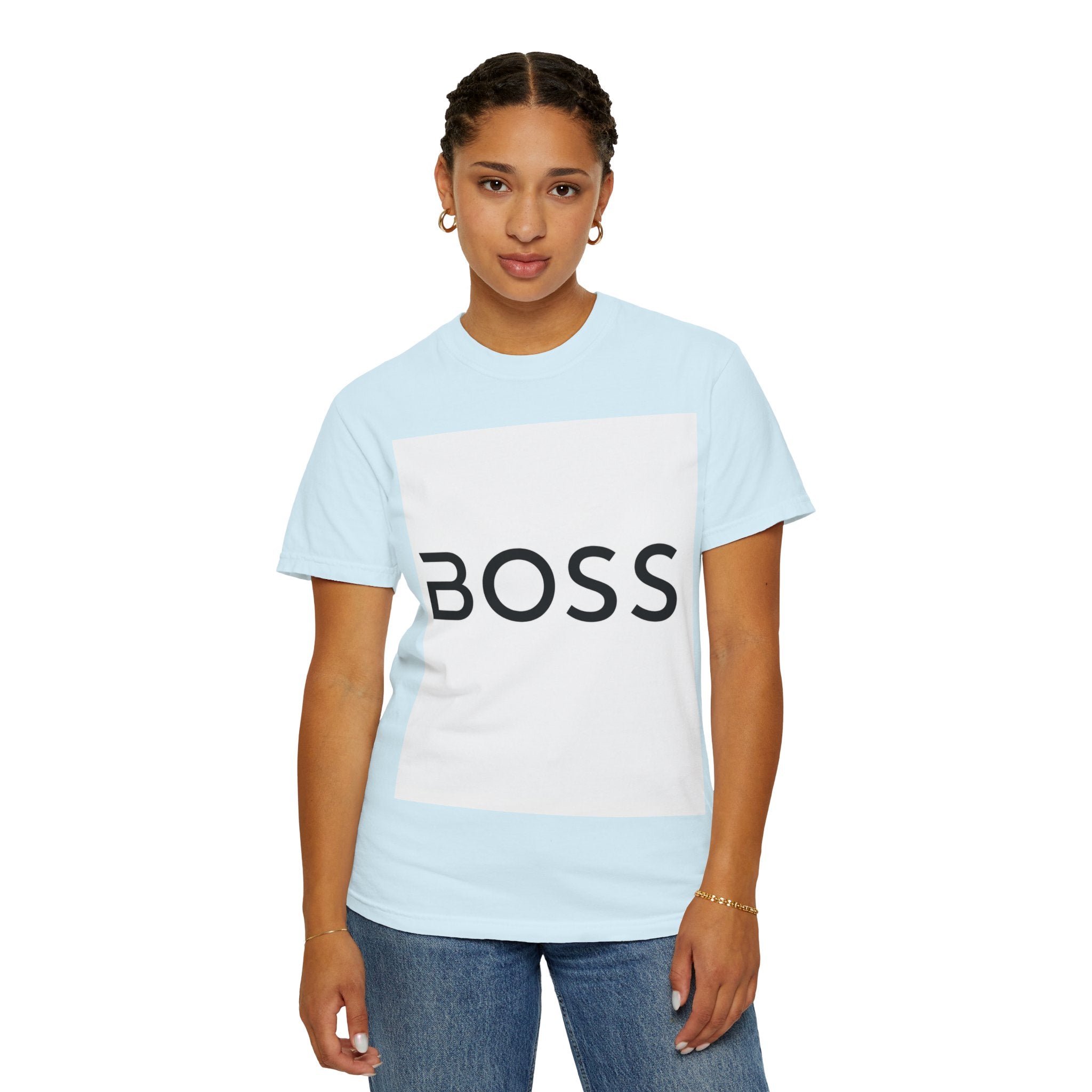 BOSS Graphic T-Shirt — Bold Minimalist Logo Tee for Confident Style