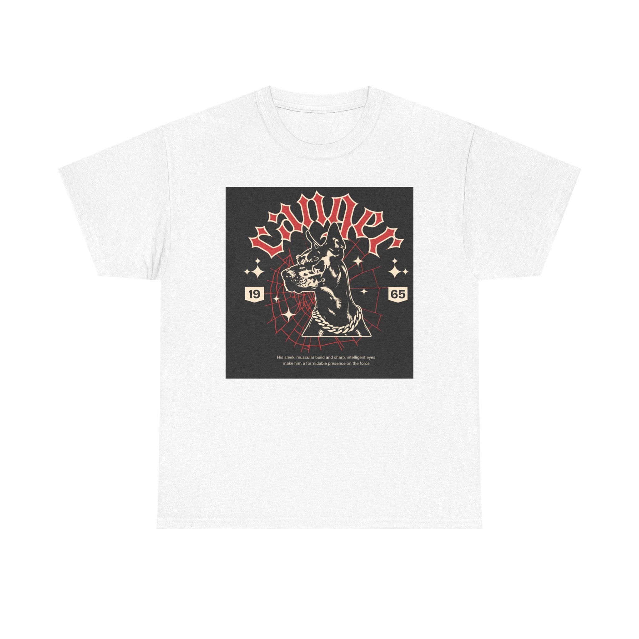 Vintage Gothic Cat Tee — 'Witchery' Retro Occult Graphic T-Shirt