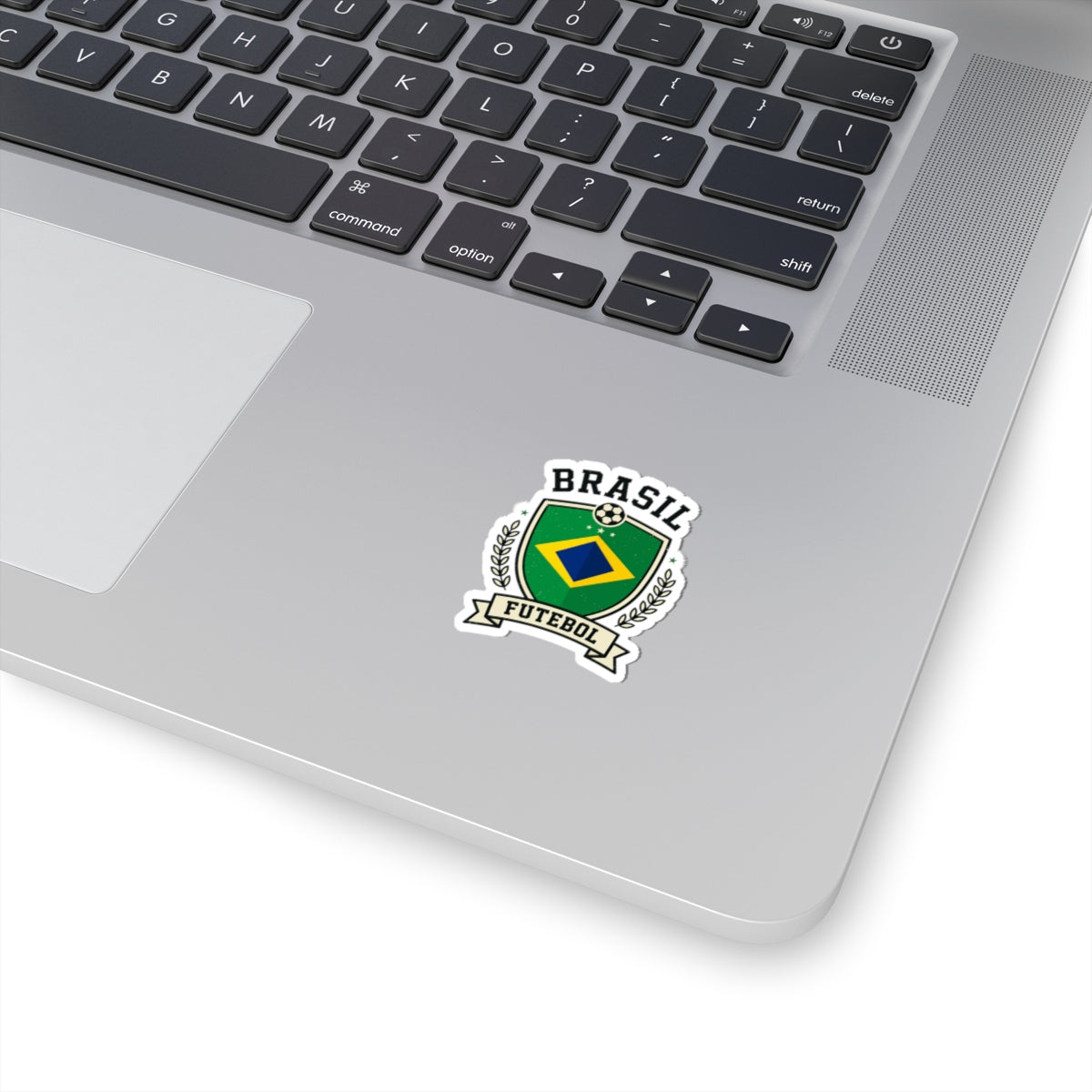 Brasil Futebol Crest Sticker | Brazil Flag Soccer Emblem, Kiss-Cut