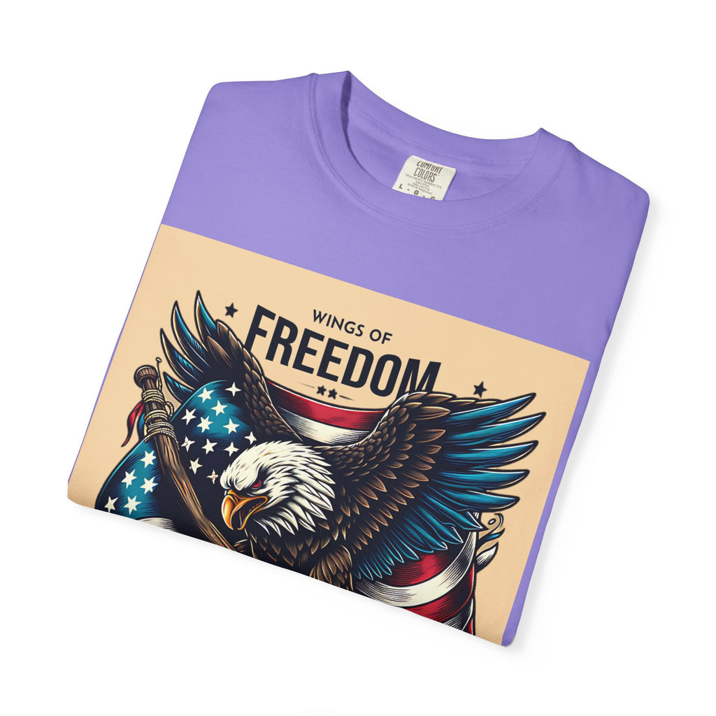 Freedom Eagle T-Shirt — Wings of America Patriotic Graphic Tee