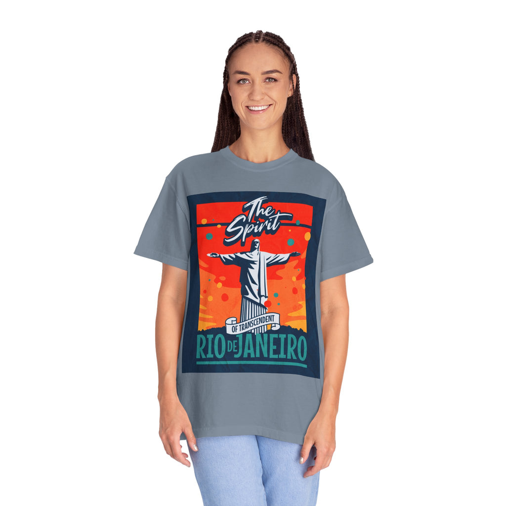 Rio de Janeiro Christ the Redeemer Poster T-Shirt — 'The Spirit' Graphic Tee