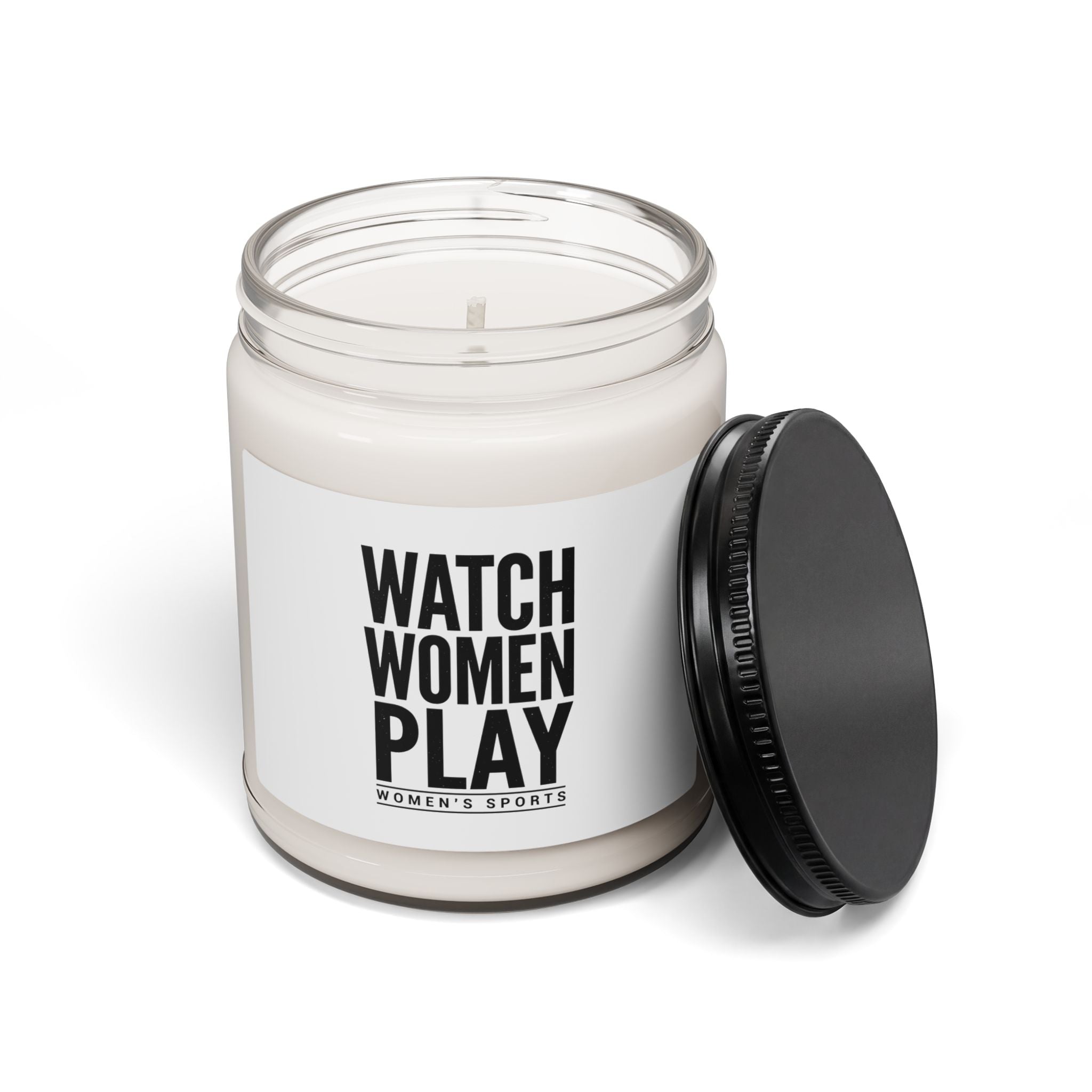 Watch Women Play Candle, Women's Sports Fandom Soy Candle | Support Women's Sports