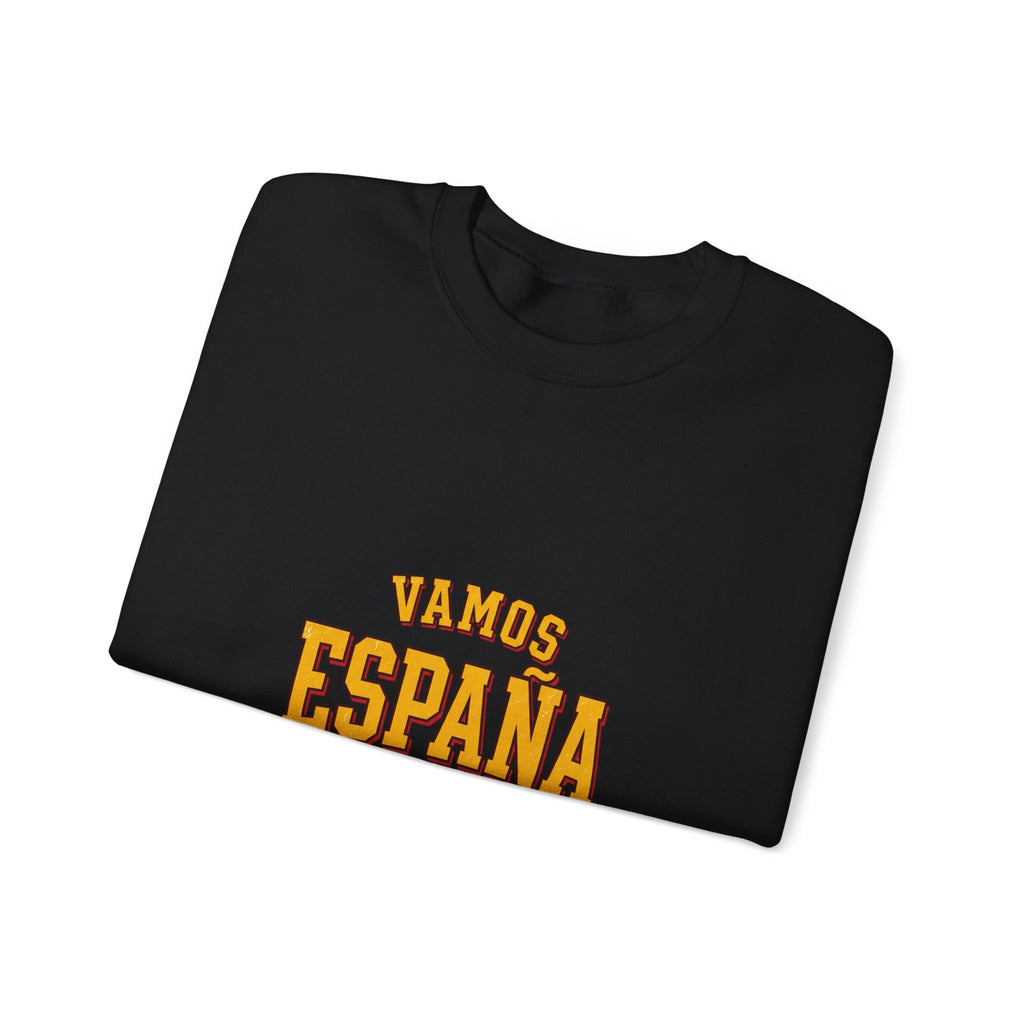 Vamos España Match Day Crewneck Sweatshirt | Spain soccer pride, red & yellow