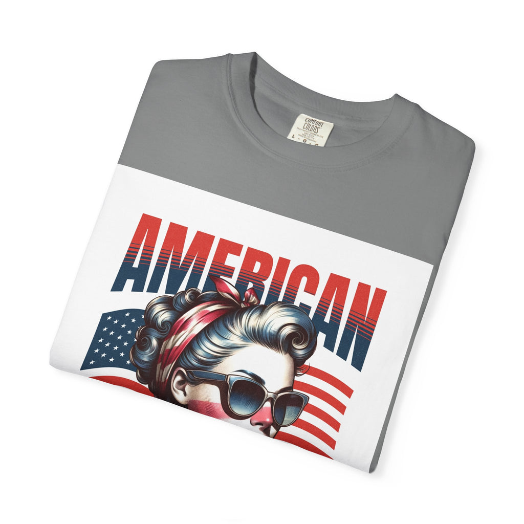 American Mama T‑Shirt — Vintage Patriotic Mom Tee