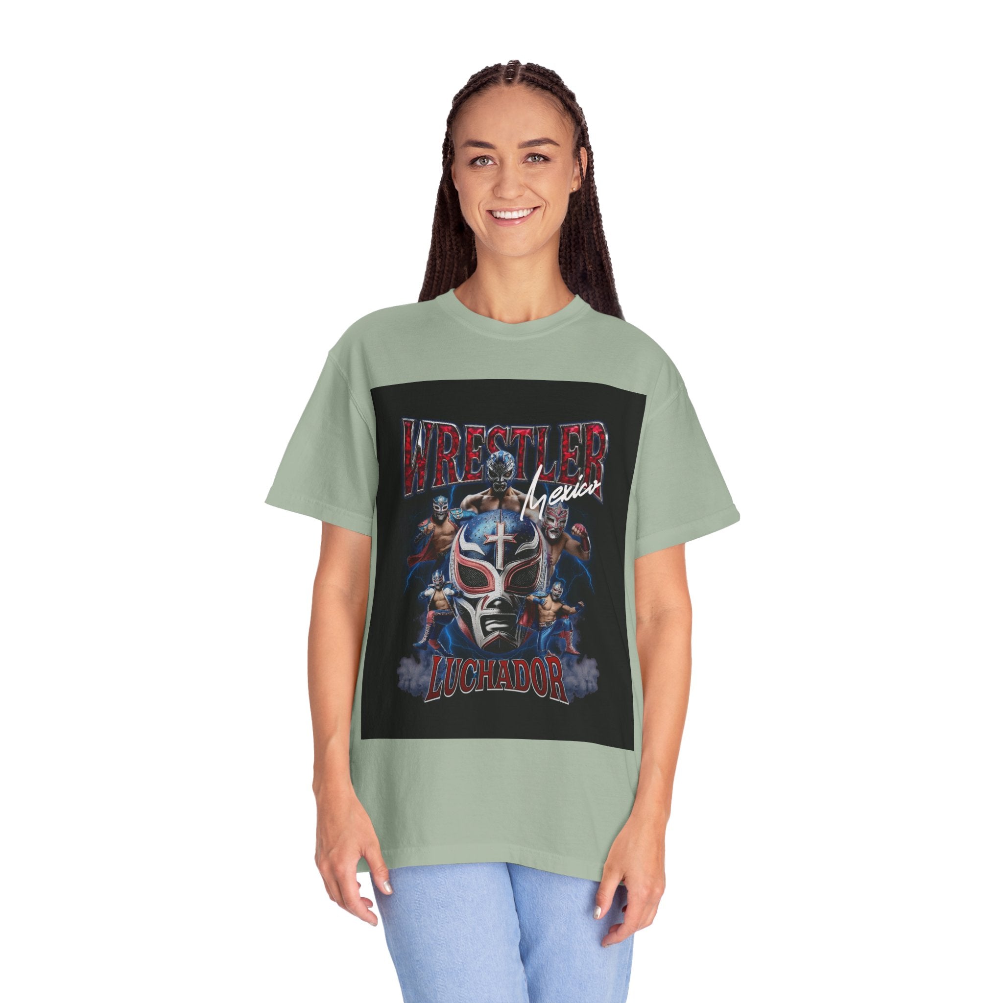 Wrestler Luchador Graphic T-Shirt — Mexican Masked Wrestling Tee