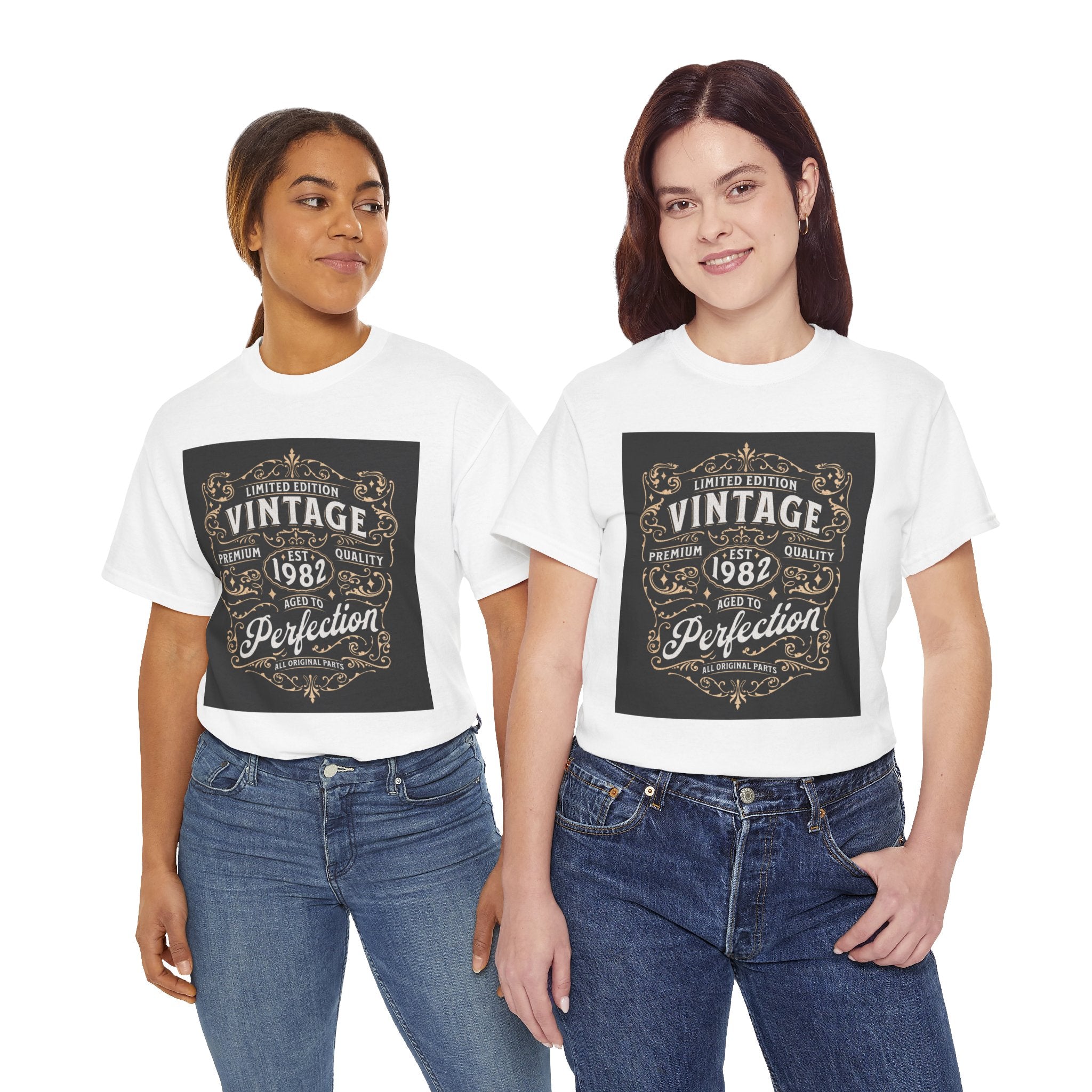 Vintage 1982 T-Shirt – Limited Edition Retro Birthday Gift
