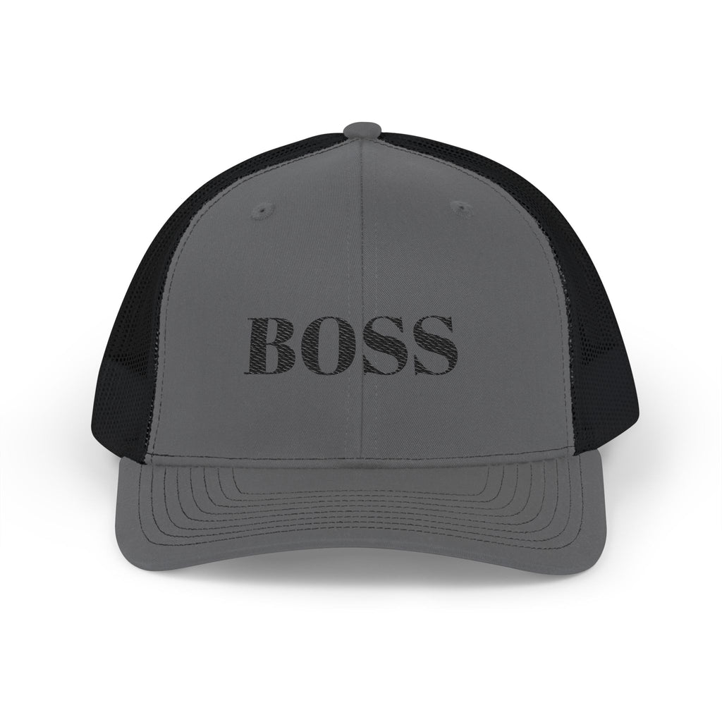 BOSS Trucker Cap – Embroidered Snapback Mesh Hat