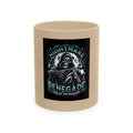 Nightmare Renegade Ceramic Mug — Grim Reaper Biker "King of the Shadows" Coffee Cup