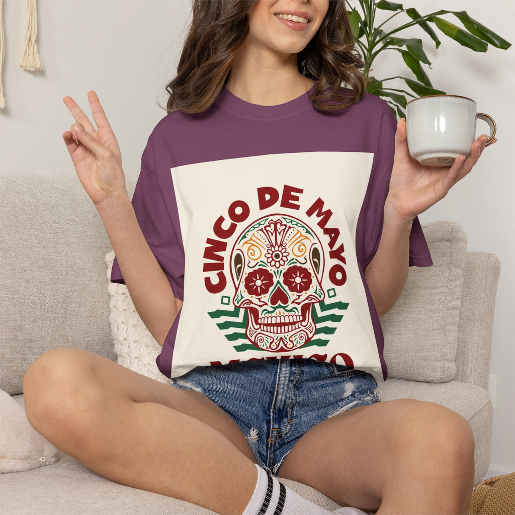 Cinco de Mayo Mexico Sugar Skull T-Shirt