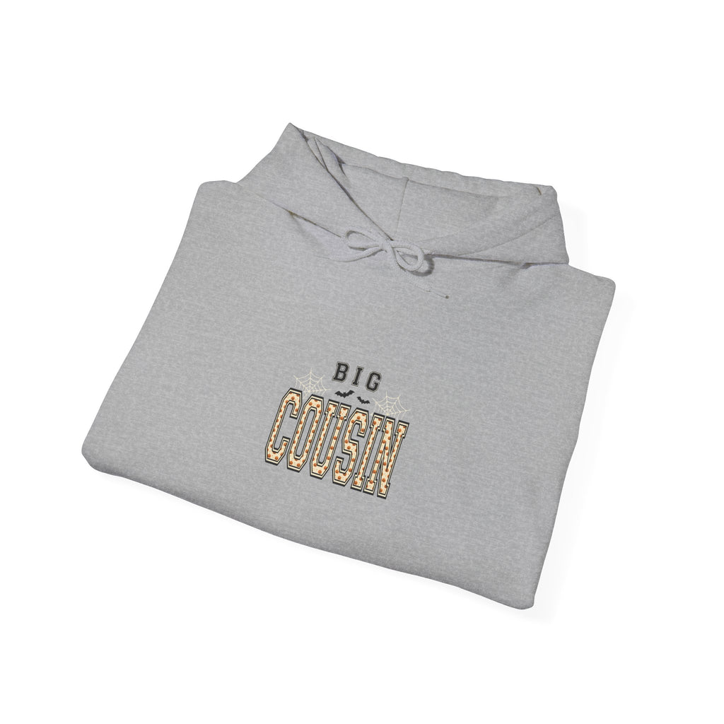 Big Cousin Hoodie | Halloween Family Shirts, Matching Spooky Lettering