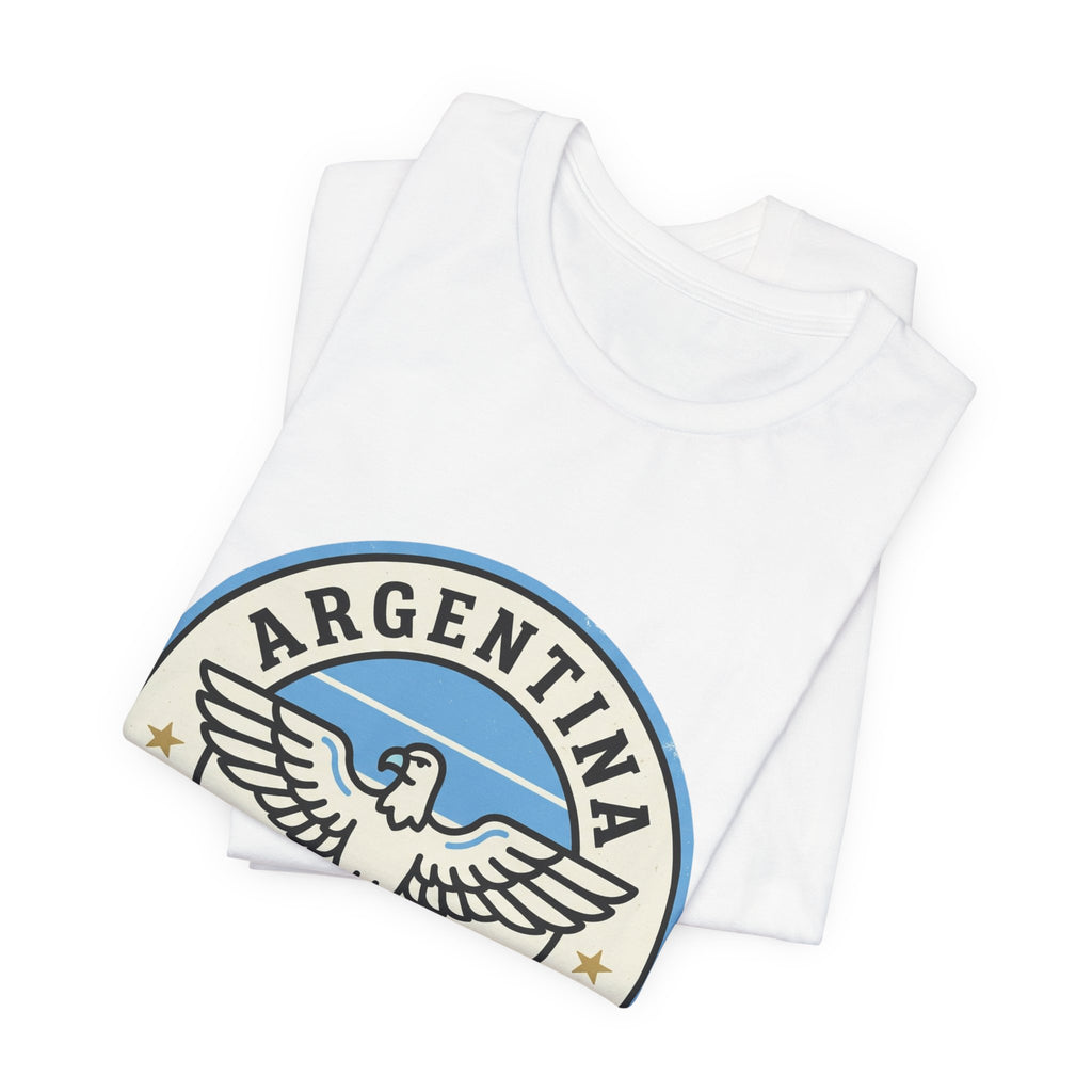 Argentina Fútbol Tee | Soccer Crest, National Colors