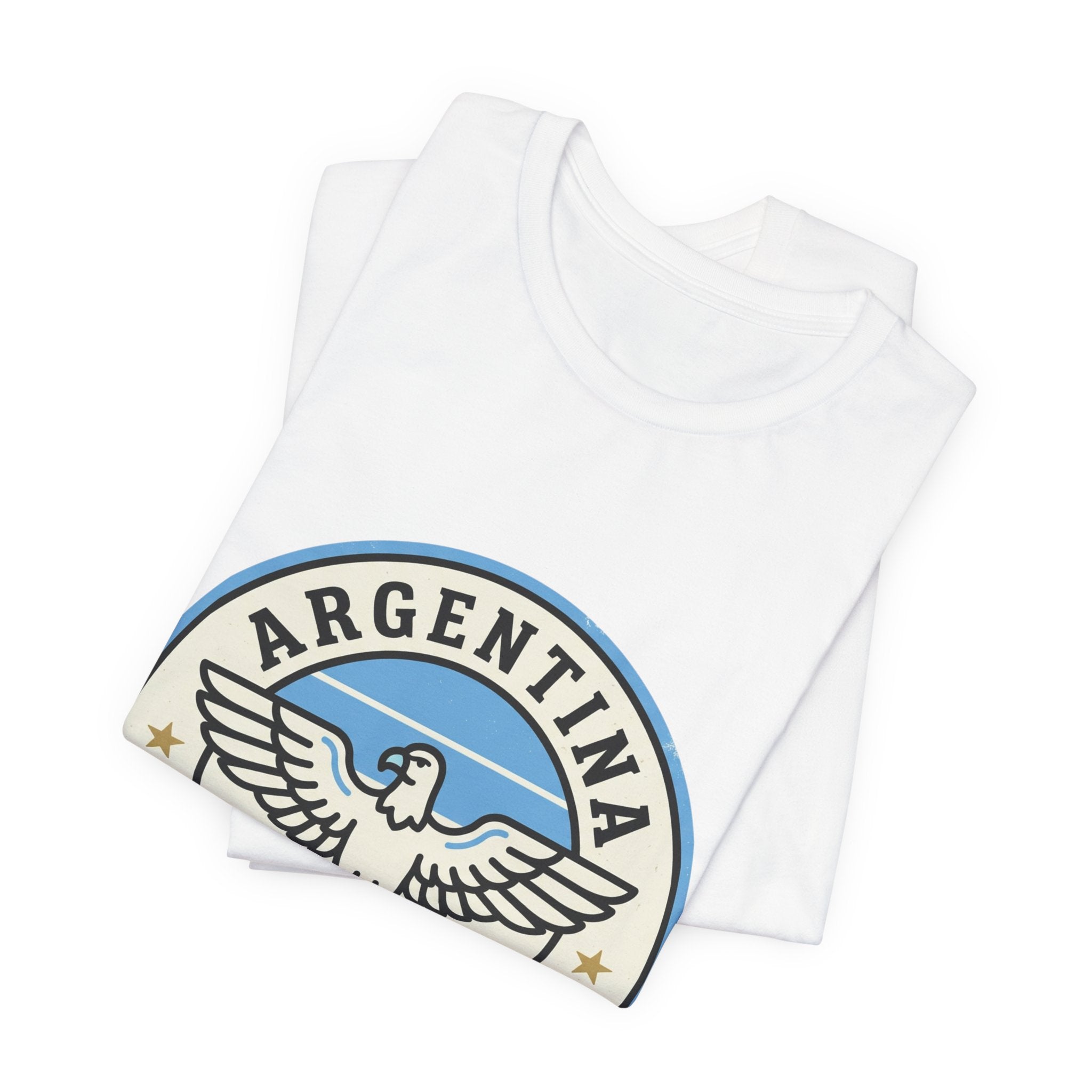 Argentina Fútbol Tee | Soccer Crest, National Colors