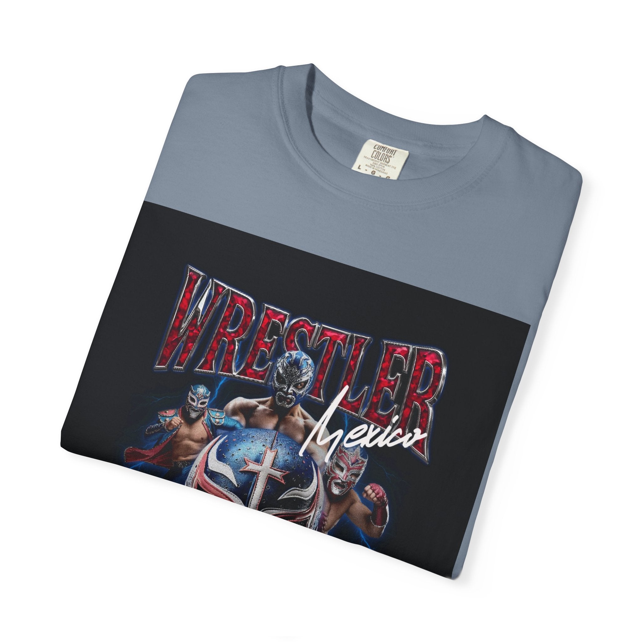 Wrestler Luchador Graphic T-Shirt — Mexican Masked Wrestling Tee