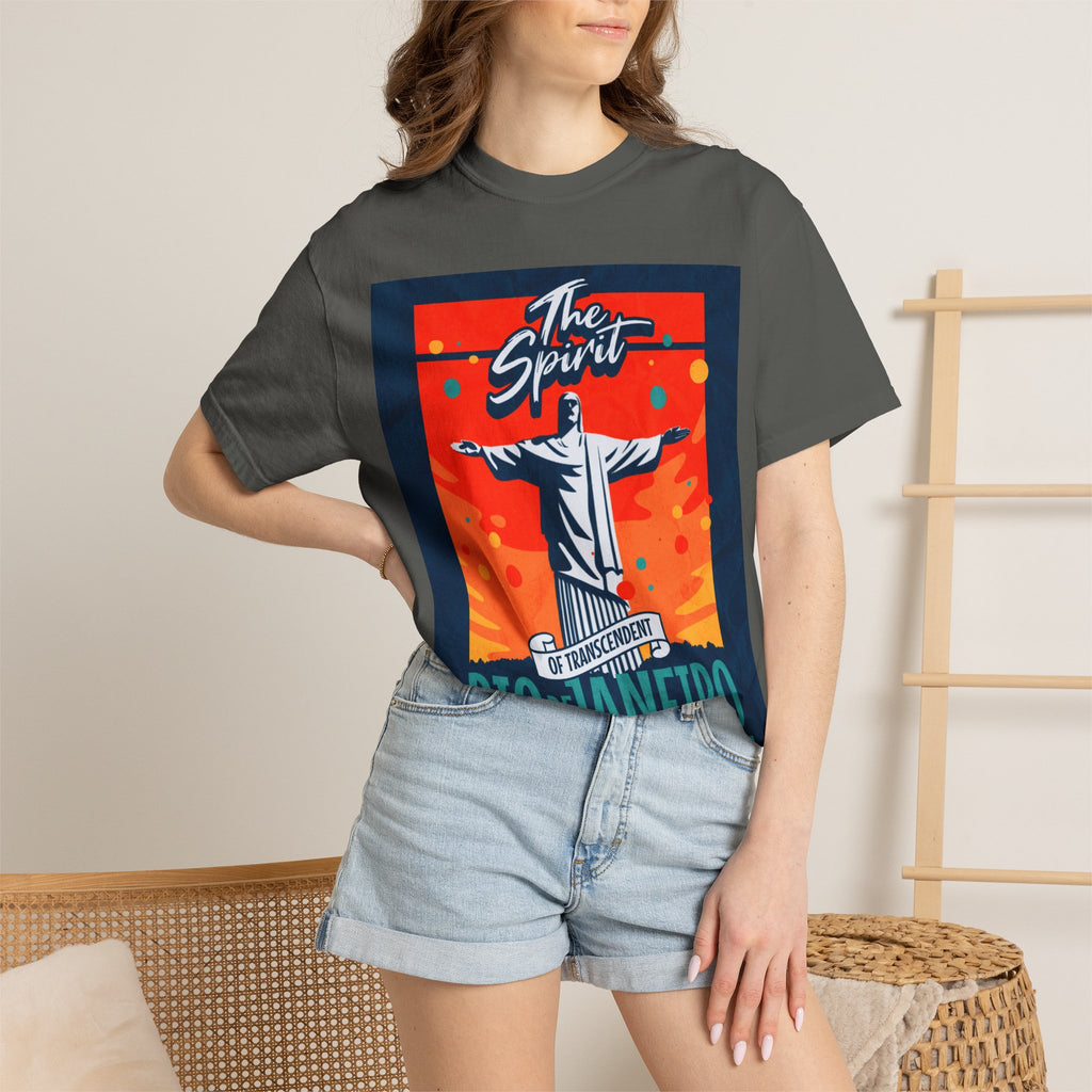 Rio de Janeiro Christ the Redeemer Poster T-Shirt — 'The Spirit' Graphic Tee