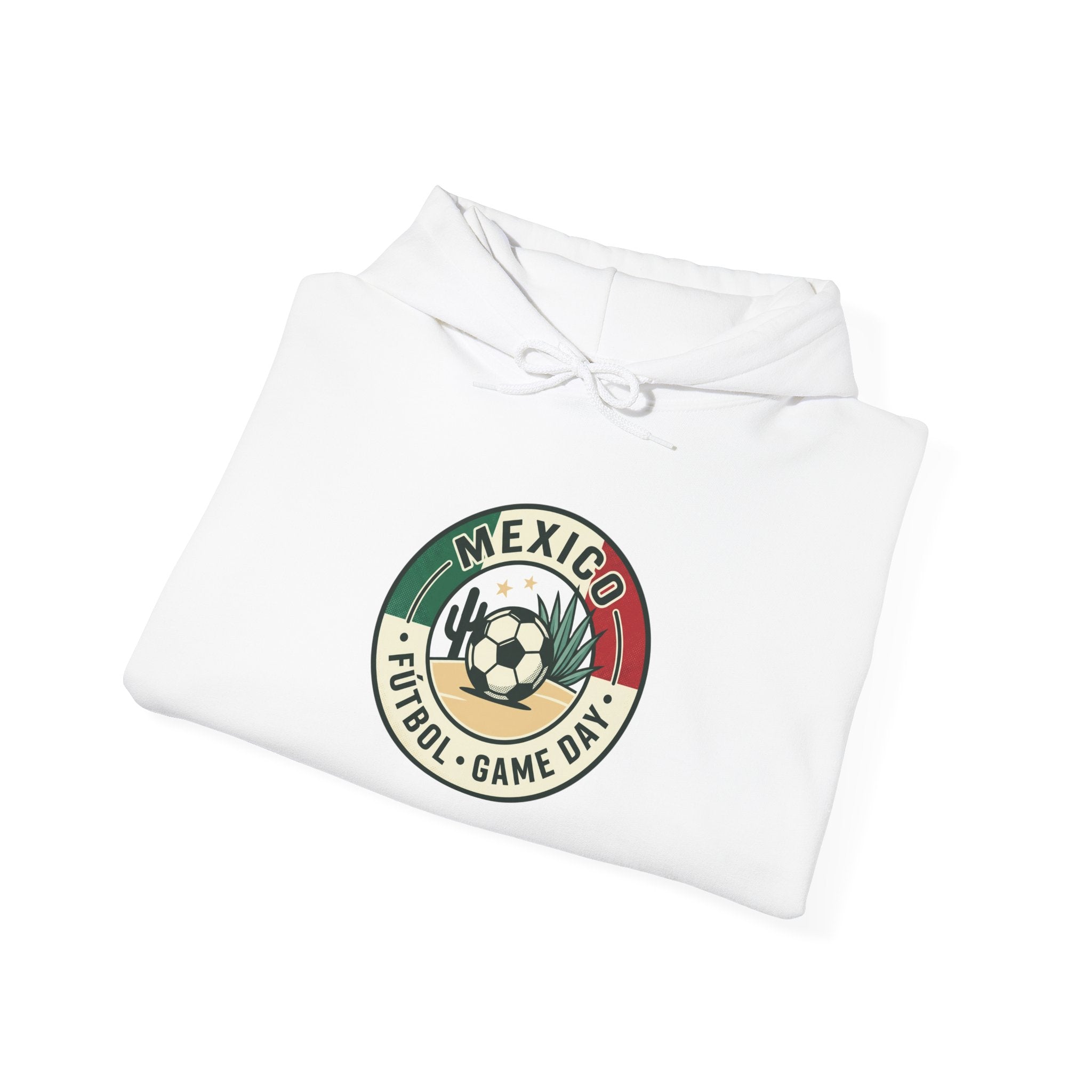 Mexico Futbol Crest Hoodie | Soccer Country Pride, Mexican Flag Colors