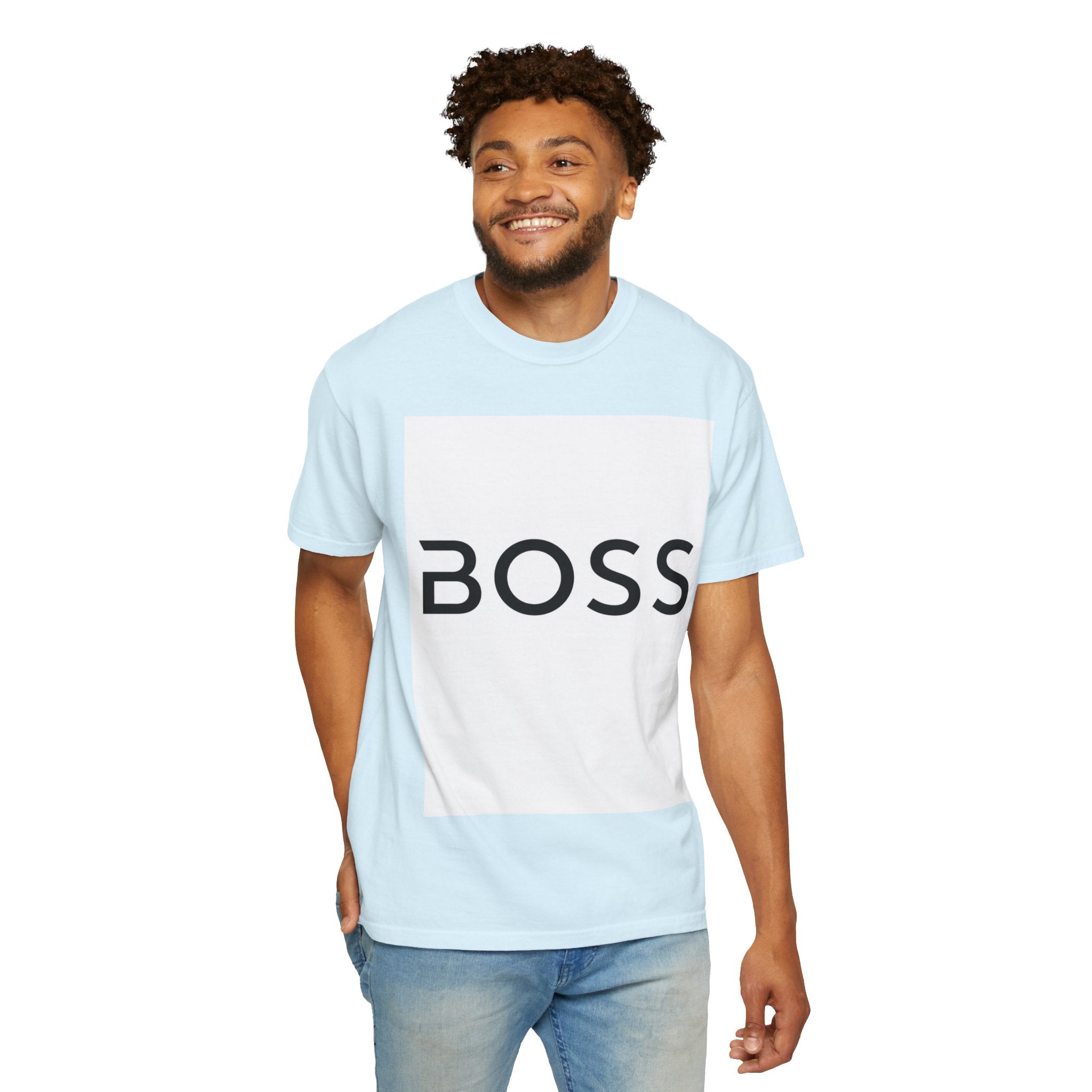 BOSS Graphic T-Shirt — Bold Minimalist Logo Tee for Confident Style