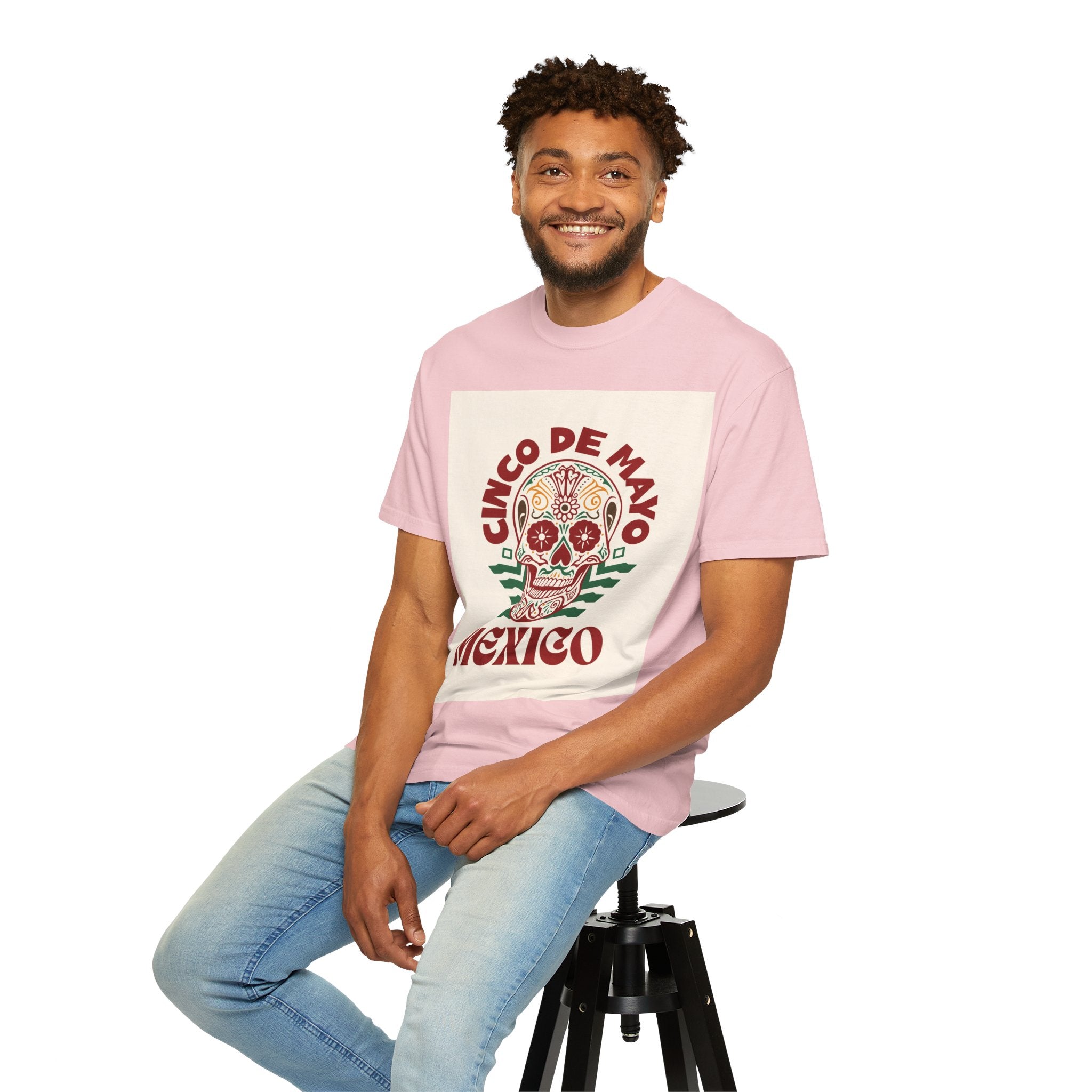 Cinco de Mayo Mexico Sugar Skull T-Shirt