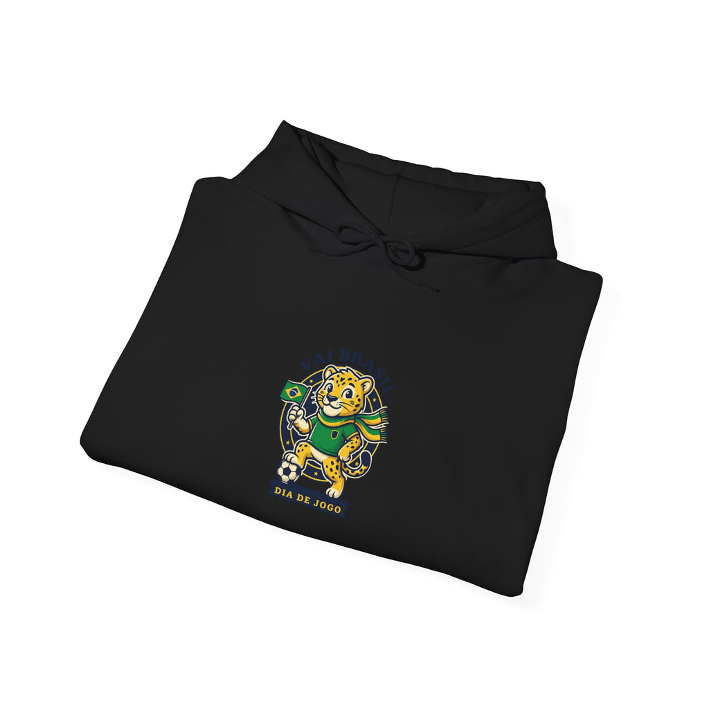 Vai Brasil Hoodie | Brazil Soccer Pride, National Flag Colors