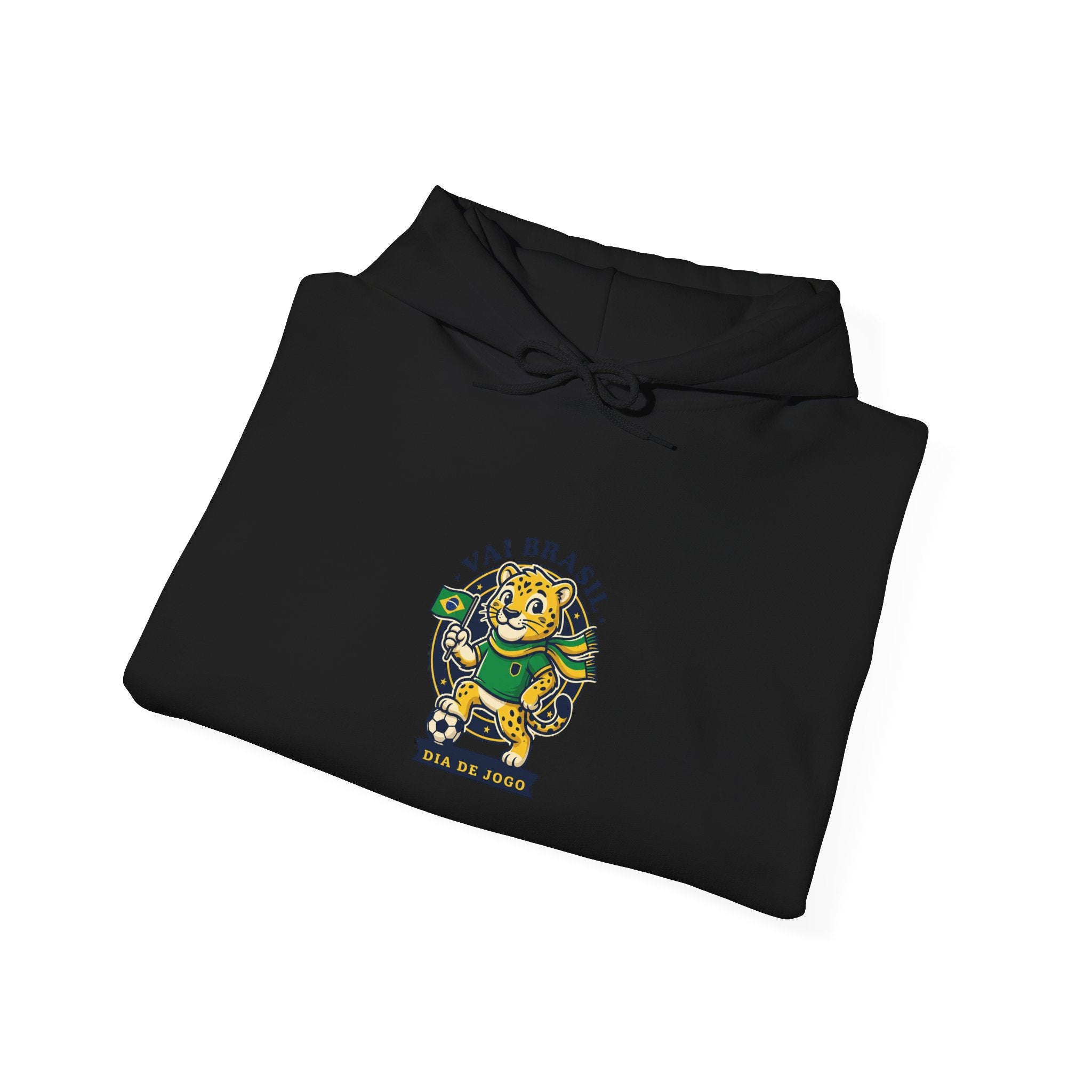 Vai Brasil Hoodie | Brazil Soccer Pride, National Flag Colors