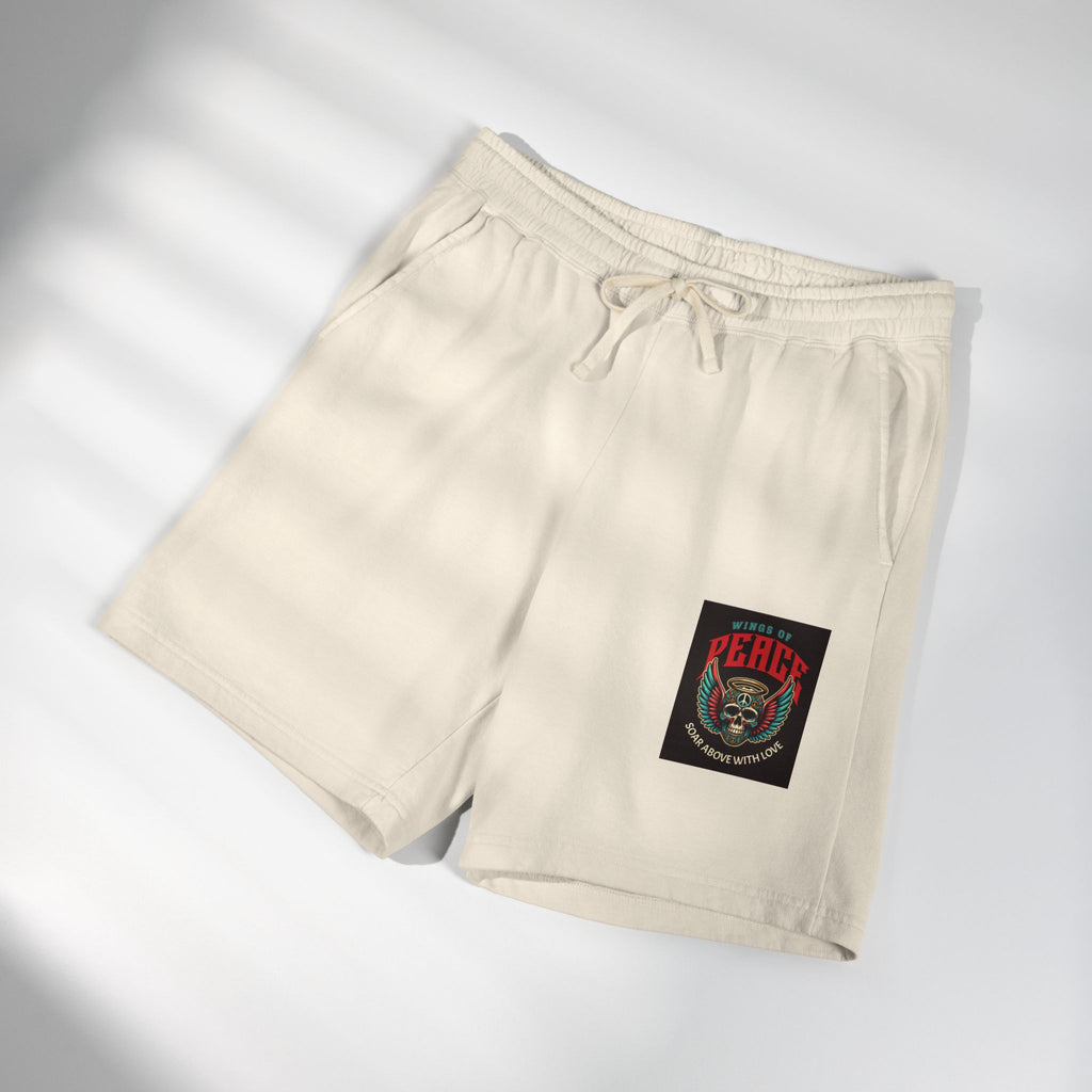 Fleece Sweat Shorts — 'House of Perks' Vintage Patch Lounge Shorts