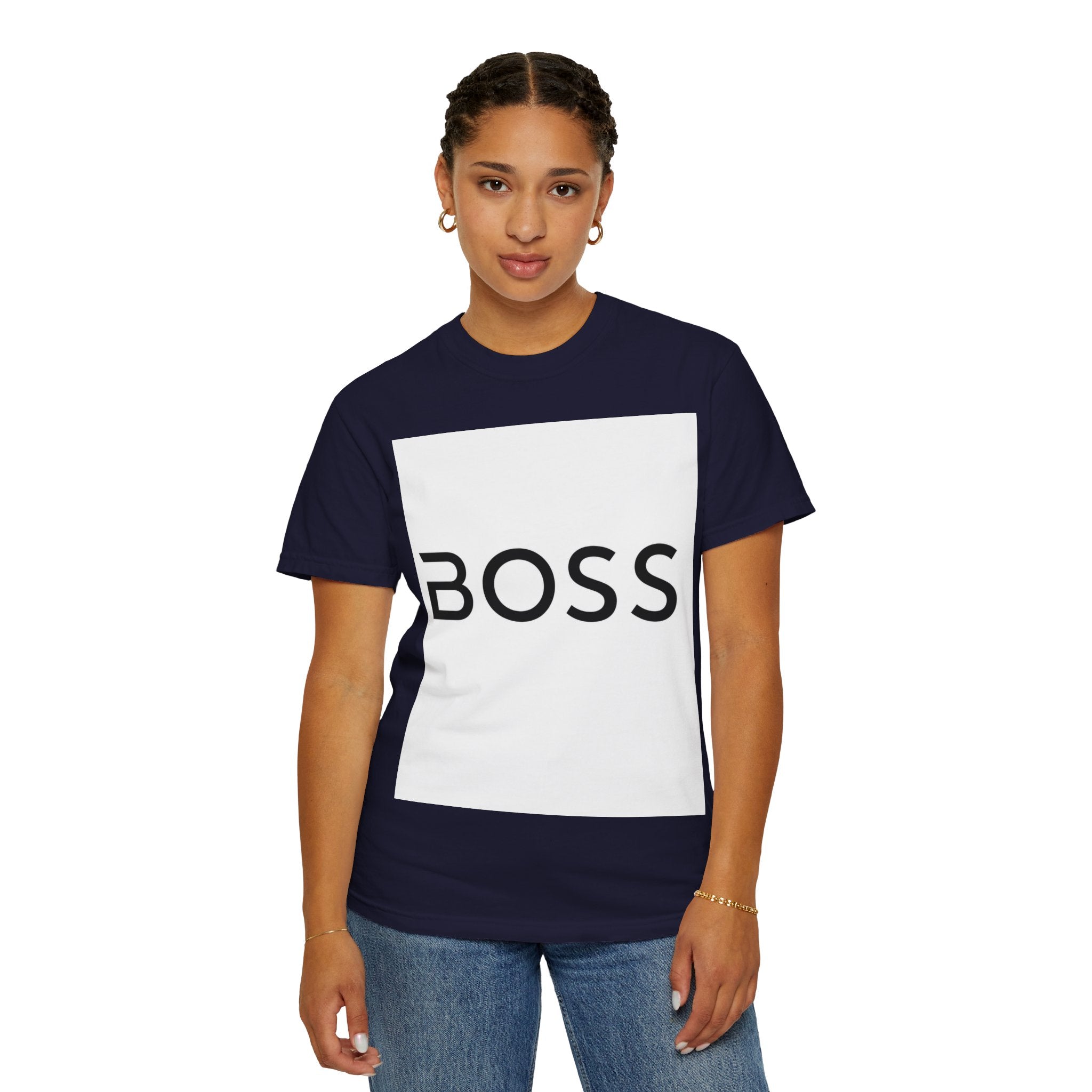 BOSS Graphic T-Shirt — Bold Minimalist Logo Tee for Confident Style