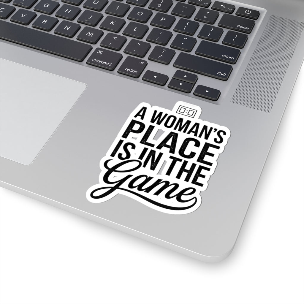 A Woman's Place Is In The Game Stickers | Women's Sports Fandom, Support