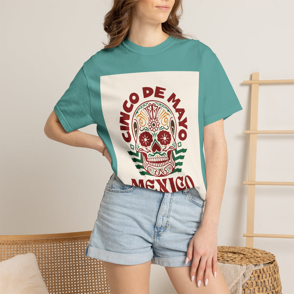 Cinco de Mayo Mexico Sugar Skull T-Shirt