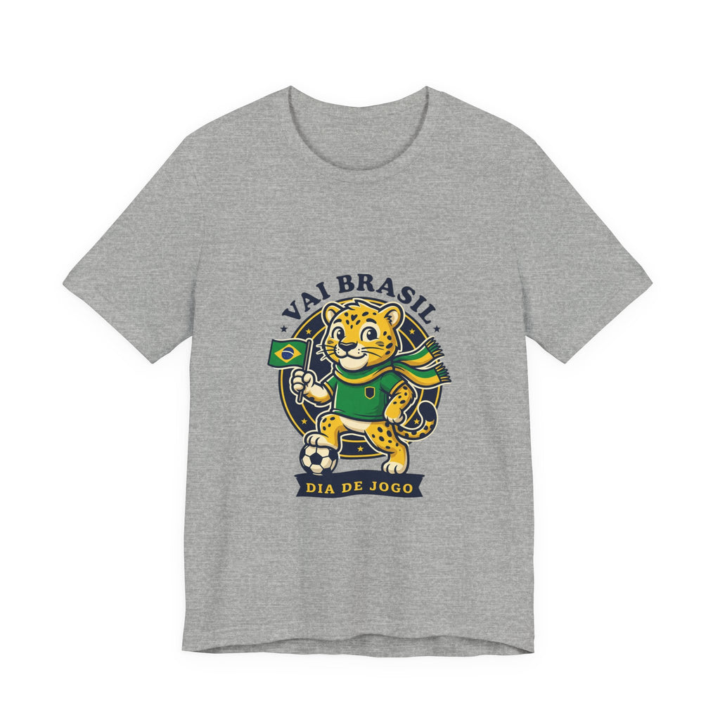 Vai Brasil Jaguar Soccer Tee | Brazil Pride, National Colors