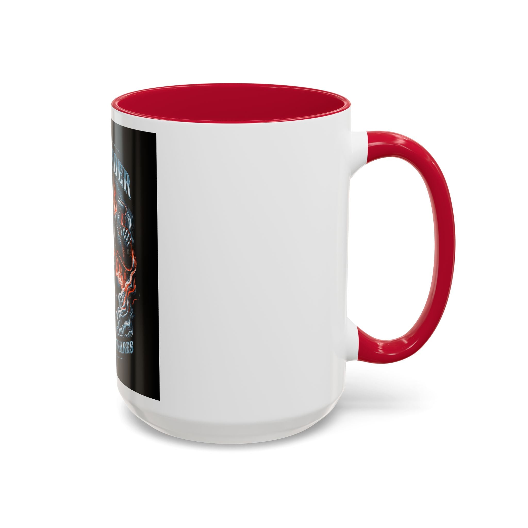 Skull Rider Motorcycle Mug – "Born of Nightmares" Biker Coffee Cup (11oz/15oz)
