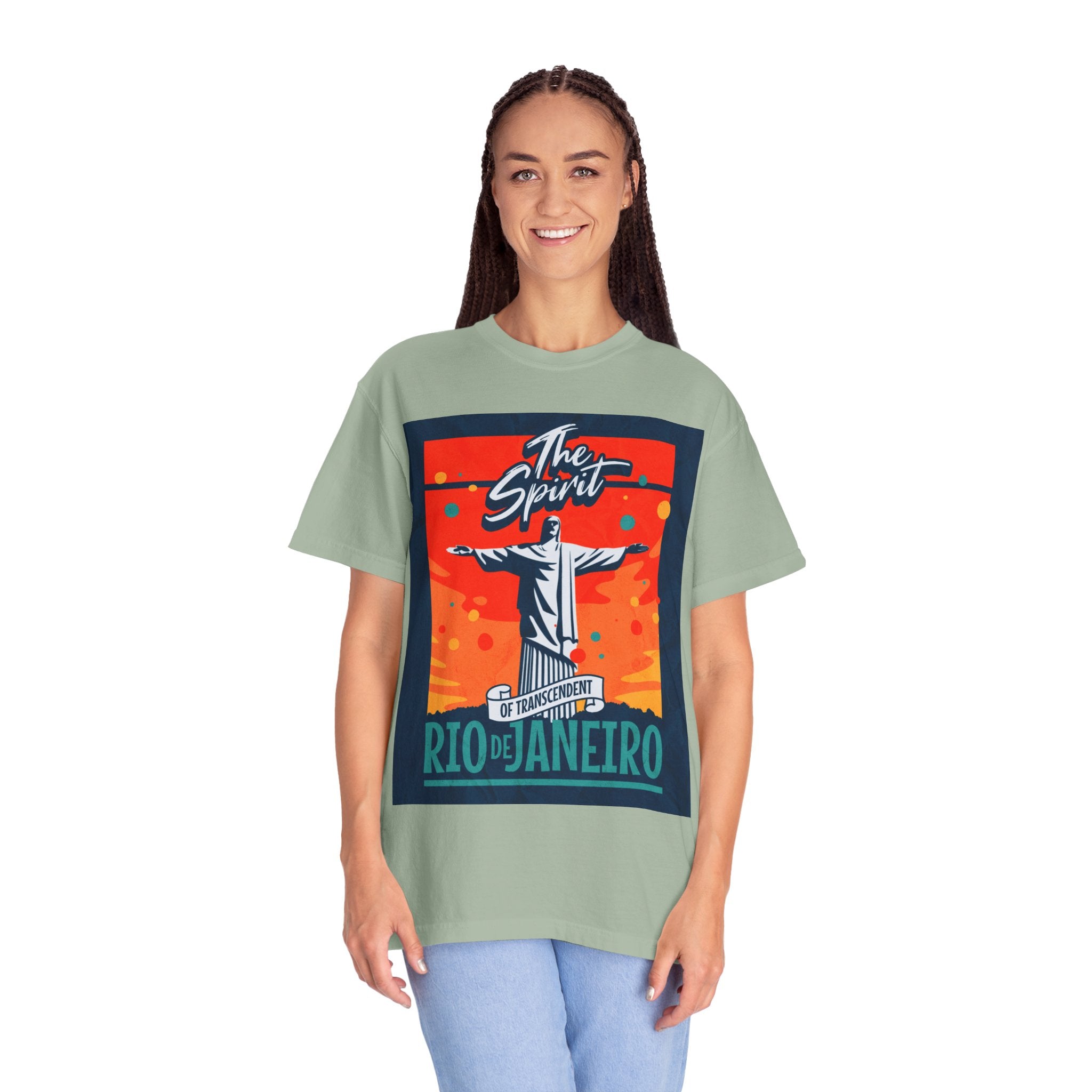 Rio de Janeiro Christ the Redeemer Poster T-Shirt — 'The Spirit' Graphic Tee