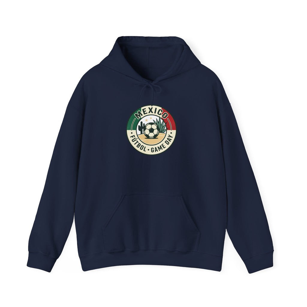 Mexico Futbol Crest Hoodie | Soccer Country Pride, Mexican Flag Colors