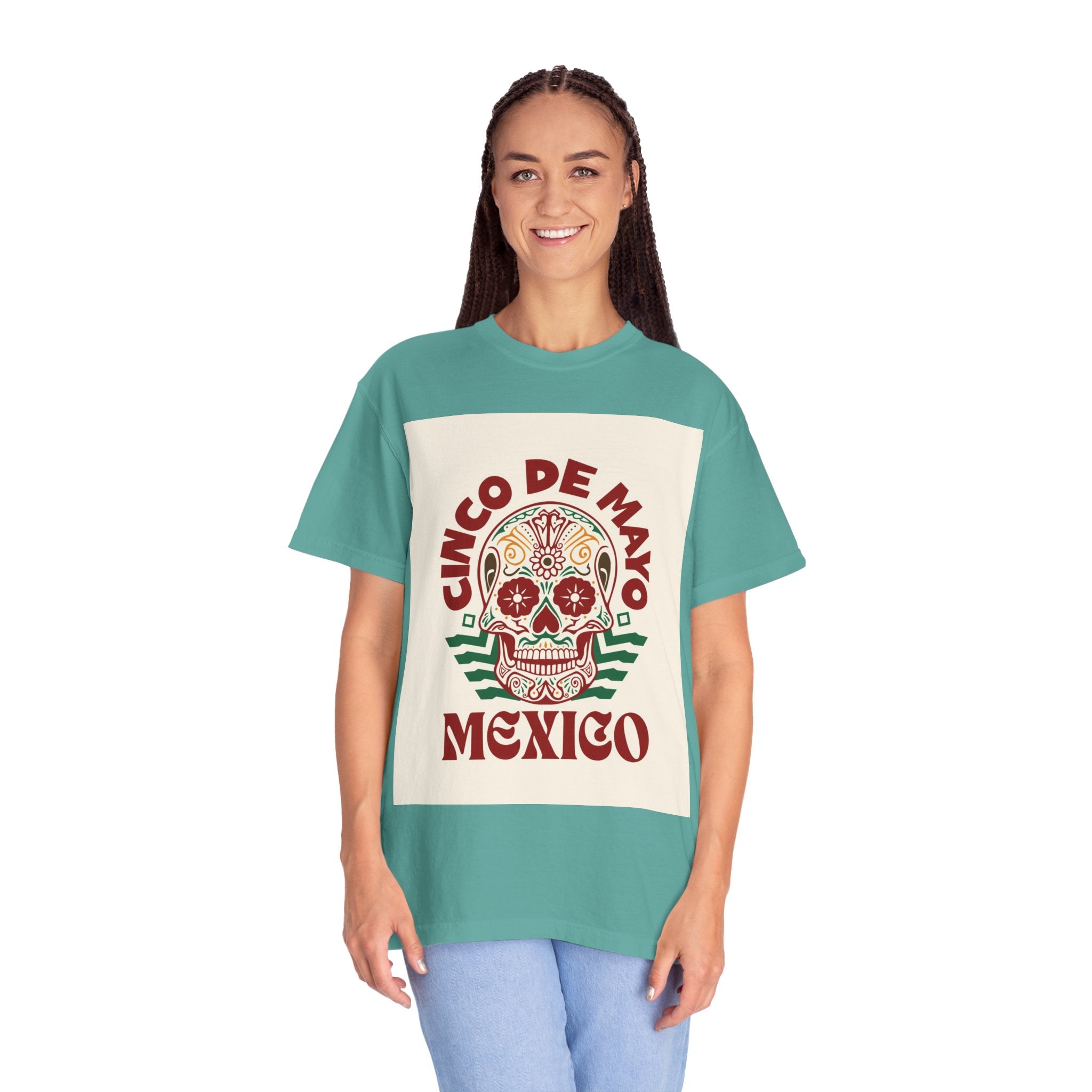 Cinco de Mayo Mexico Sugar Skull T-Shirt