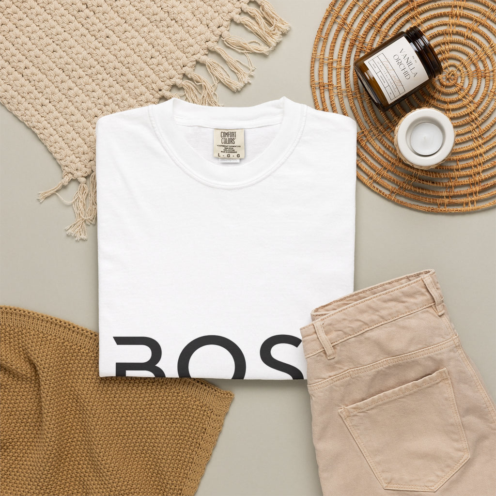 BOSS Graphic T-Shirt — Bold Minimalist Logo Tee for Confident Style