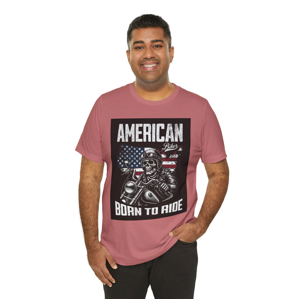 Born to Ride American Biker T-Shirt