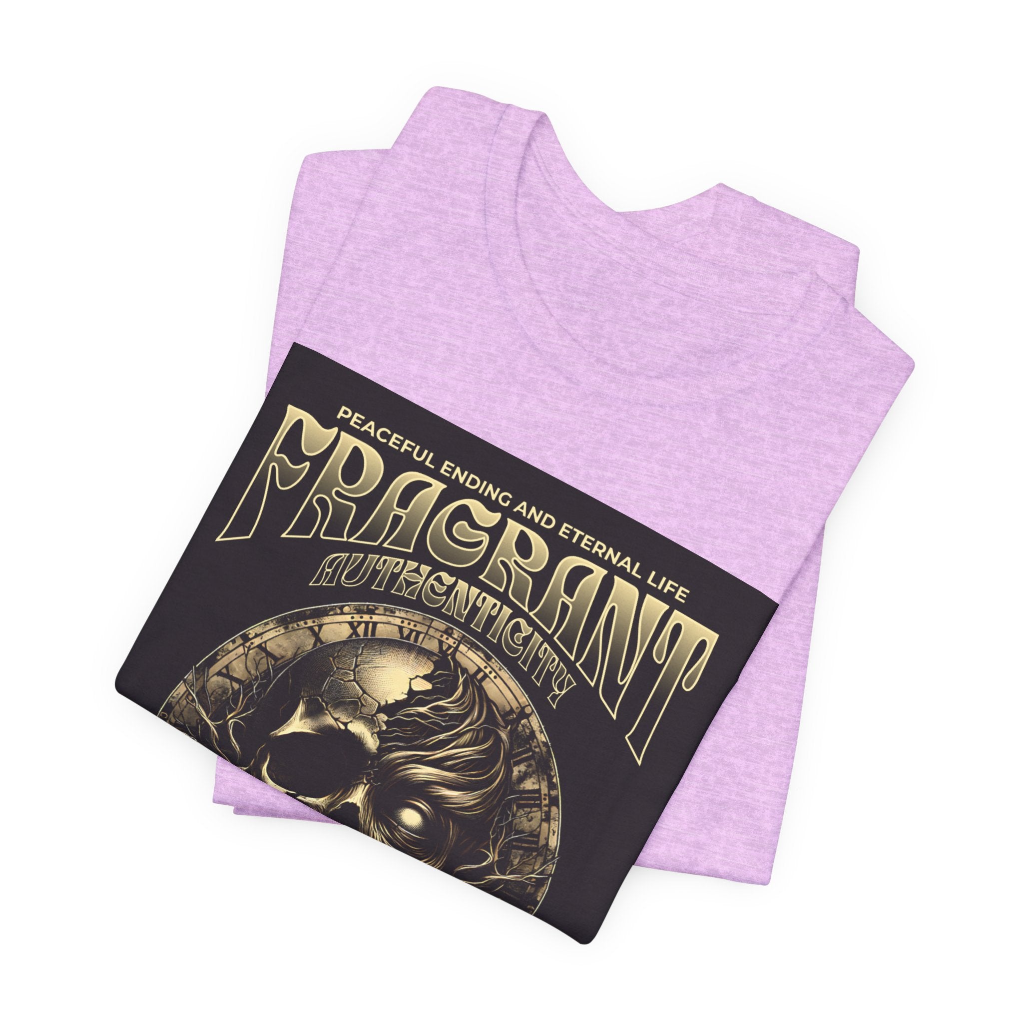 Skull & Roses Graphic Tee — "Fragrant" Vintage Gothic Band Shirt