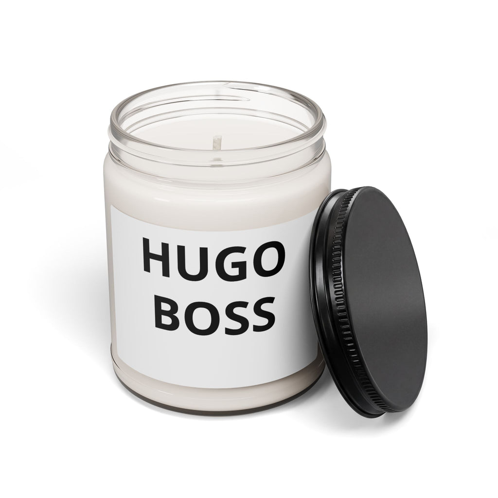 Soy Candle 9oz — 'Hugo Boss' Minimalist Scented Jar
