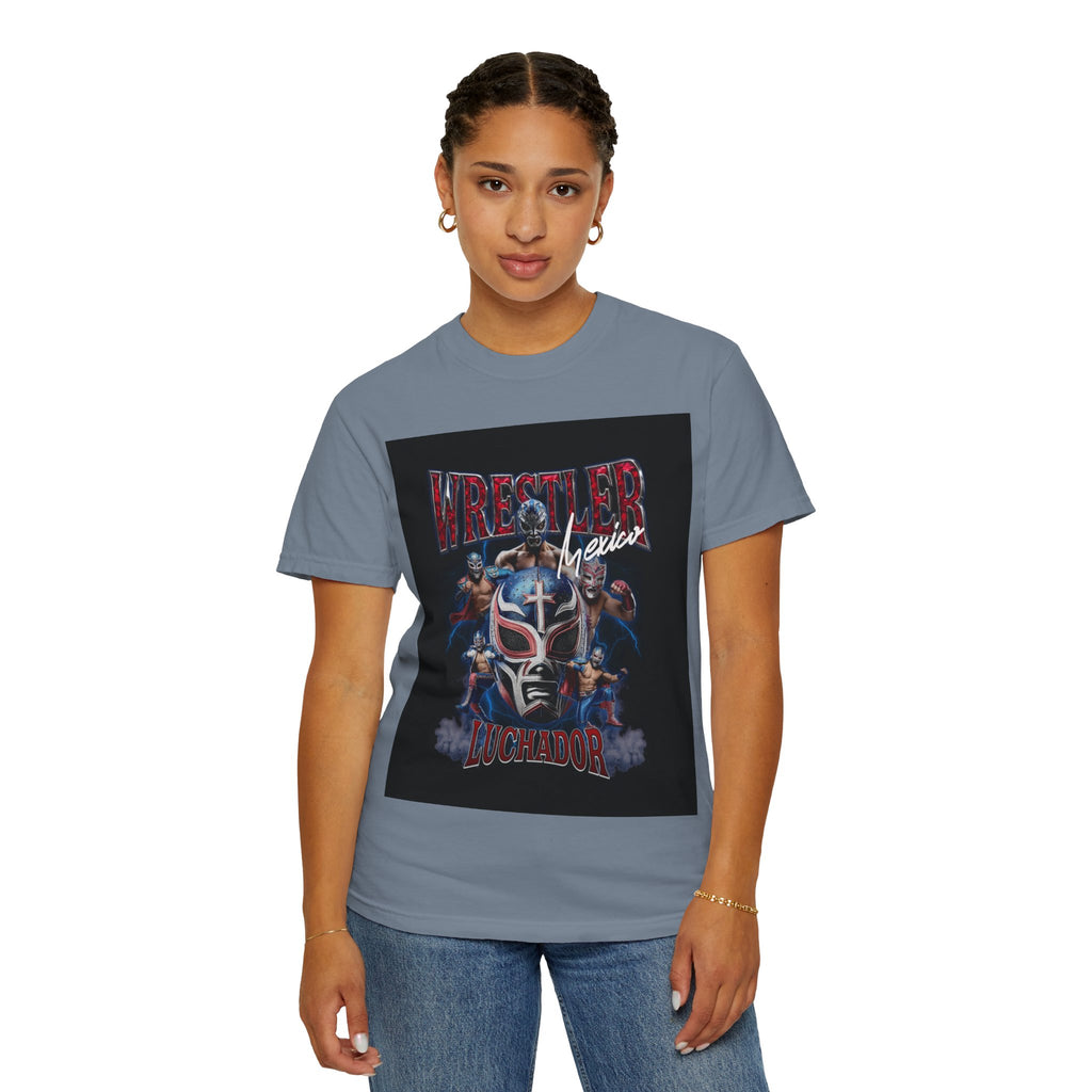 Wrestler Luchador Graphic T-Shirt — Mexican Masked Wrestling Tee