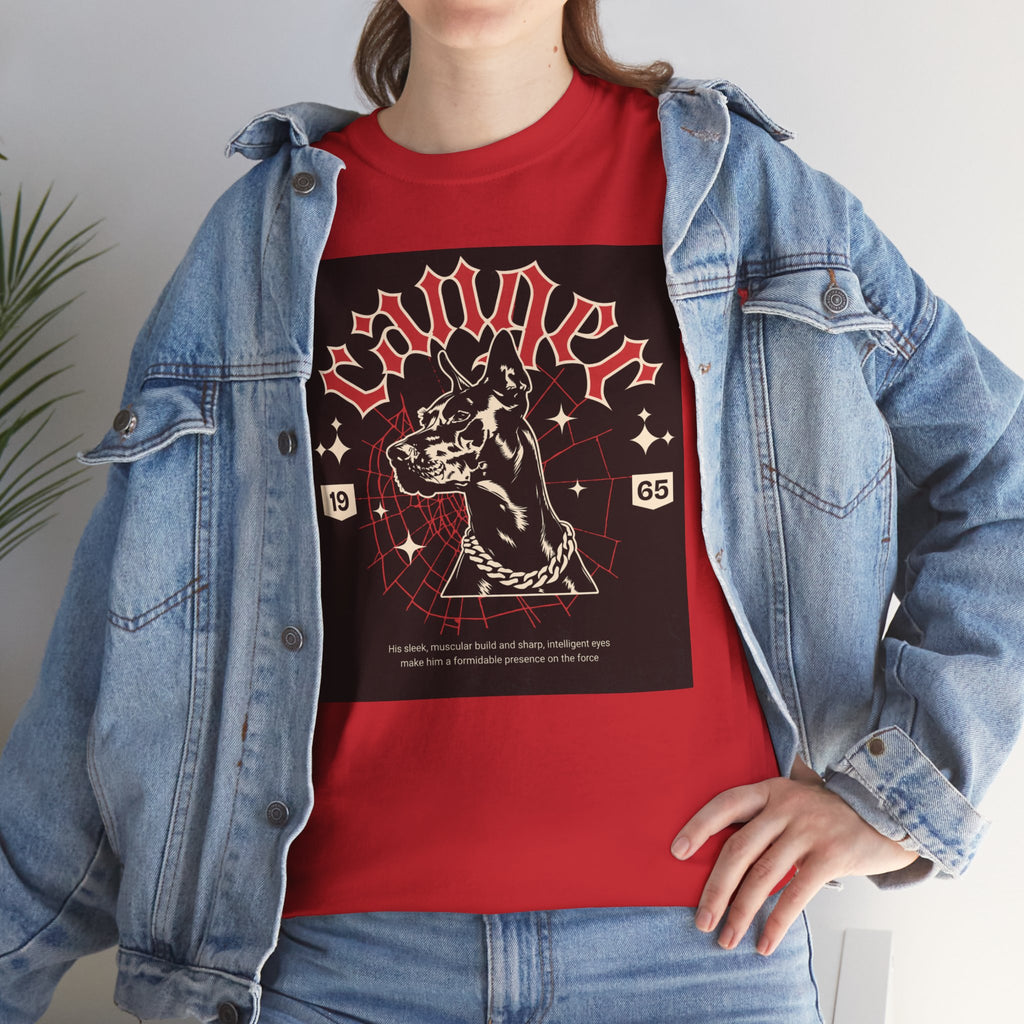 Vintage Gothic Cat Tee — 'Witchery' Retro Occult Graphic T-Shirt