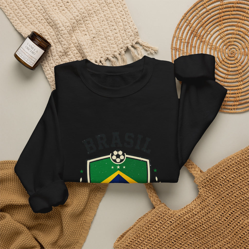 Brasil Futebol Crest Sweatshirt | Brazil Soccer Pride, National Colors