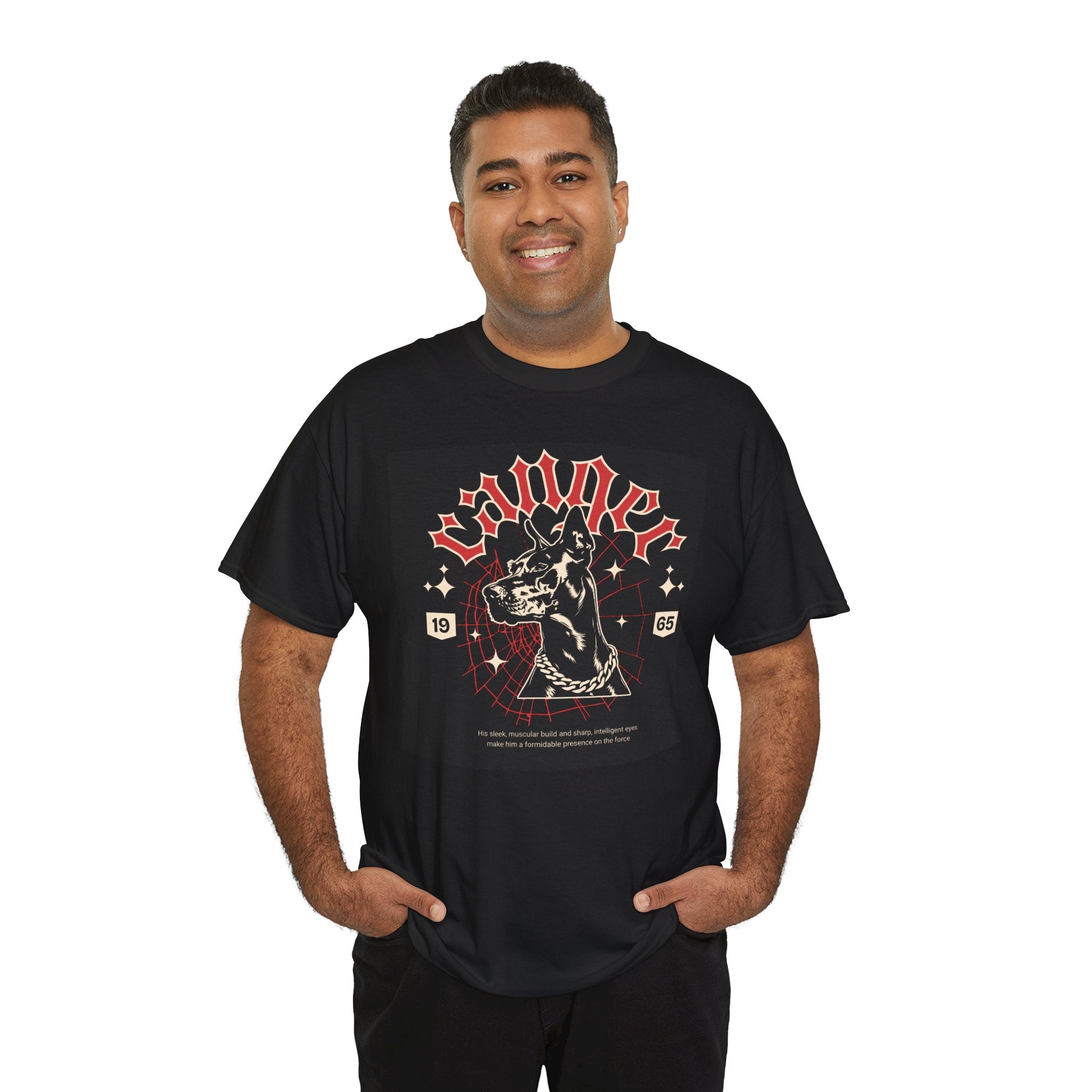 Vintage Gothic Cat Tee — 'Witchery' Retro Occult Graphic T-Shirt
