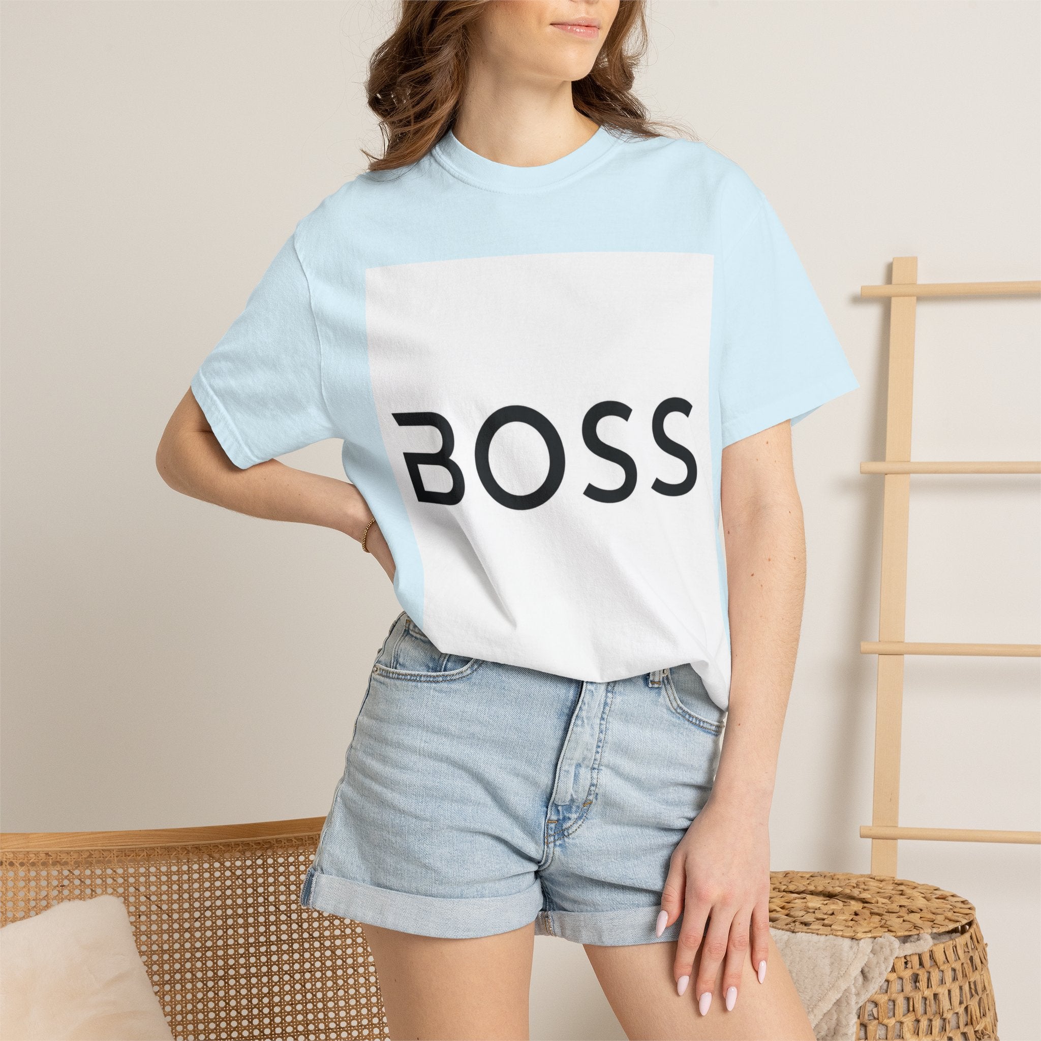 BOSS Graphic T-Shirt — Bold Minimalist Logo Tee for Confident Style