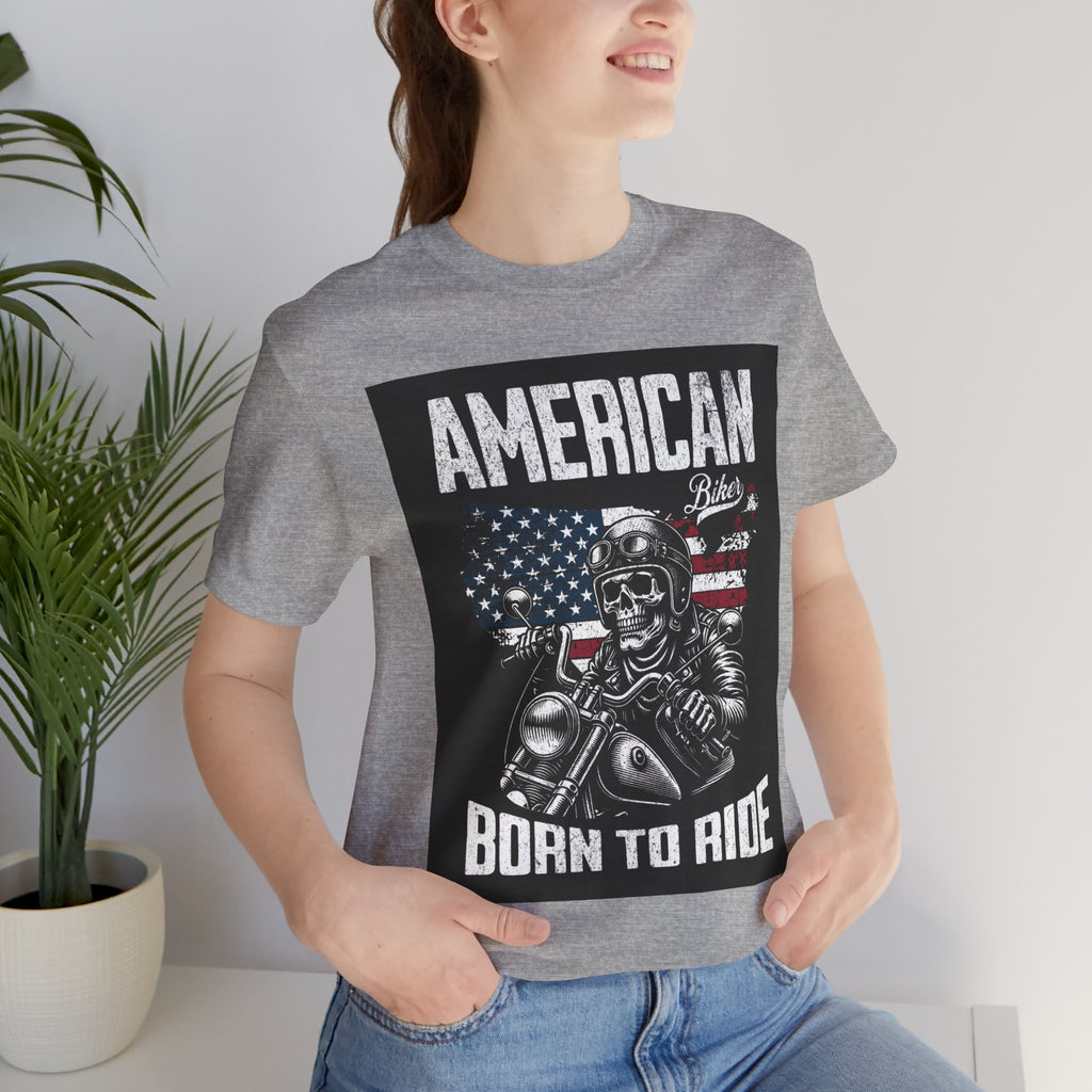 Born to Ride American Biker T-Shirt