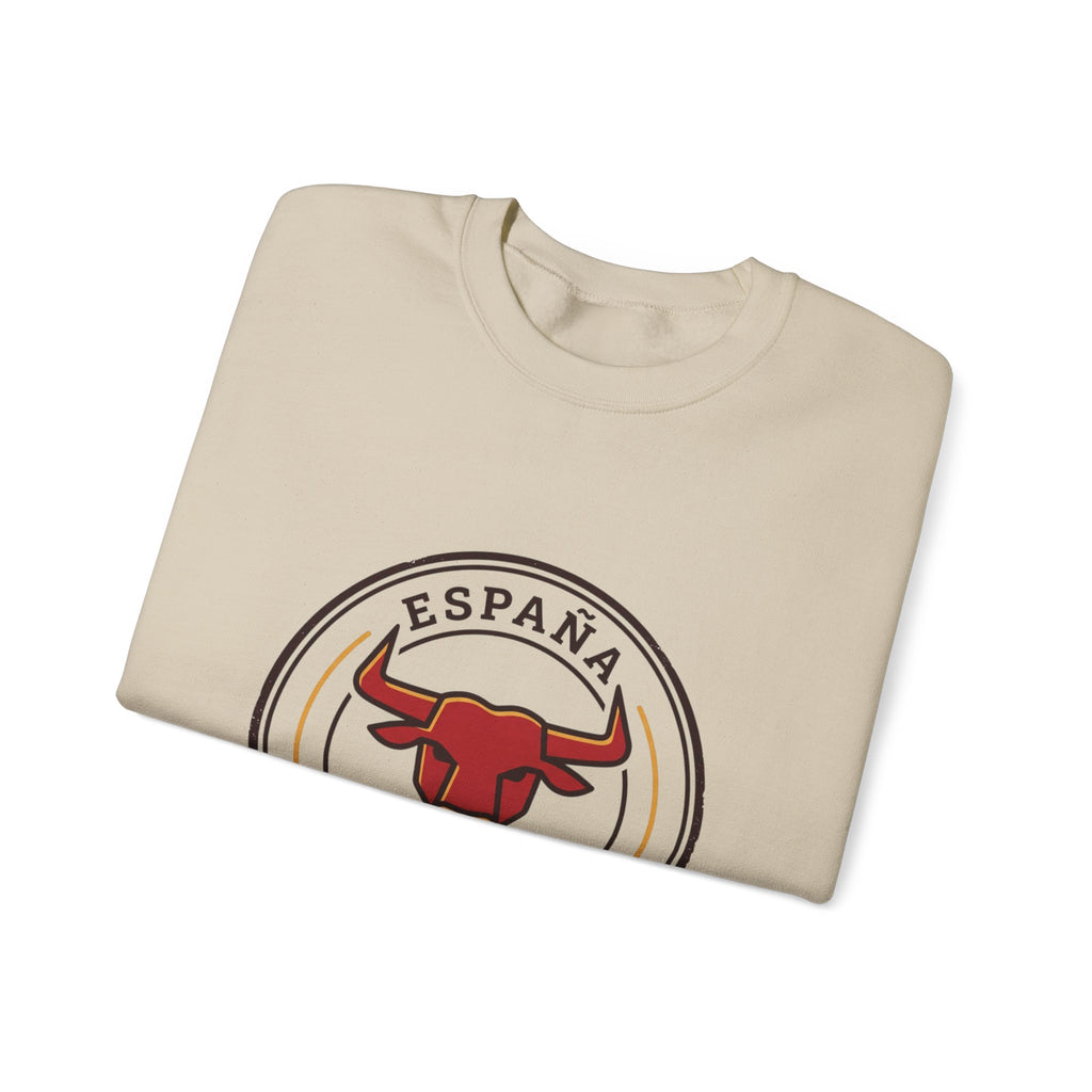 España Bull Crest Crewneck Sweatshirt | Spain Soccer Pride, Match Day