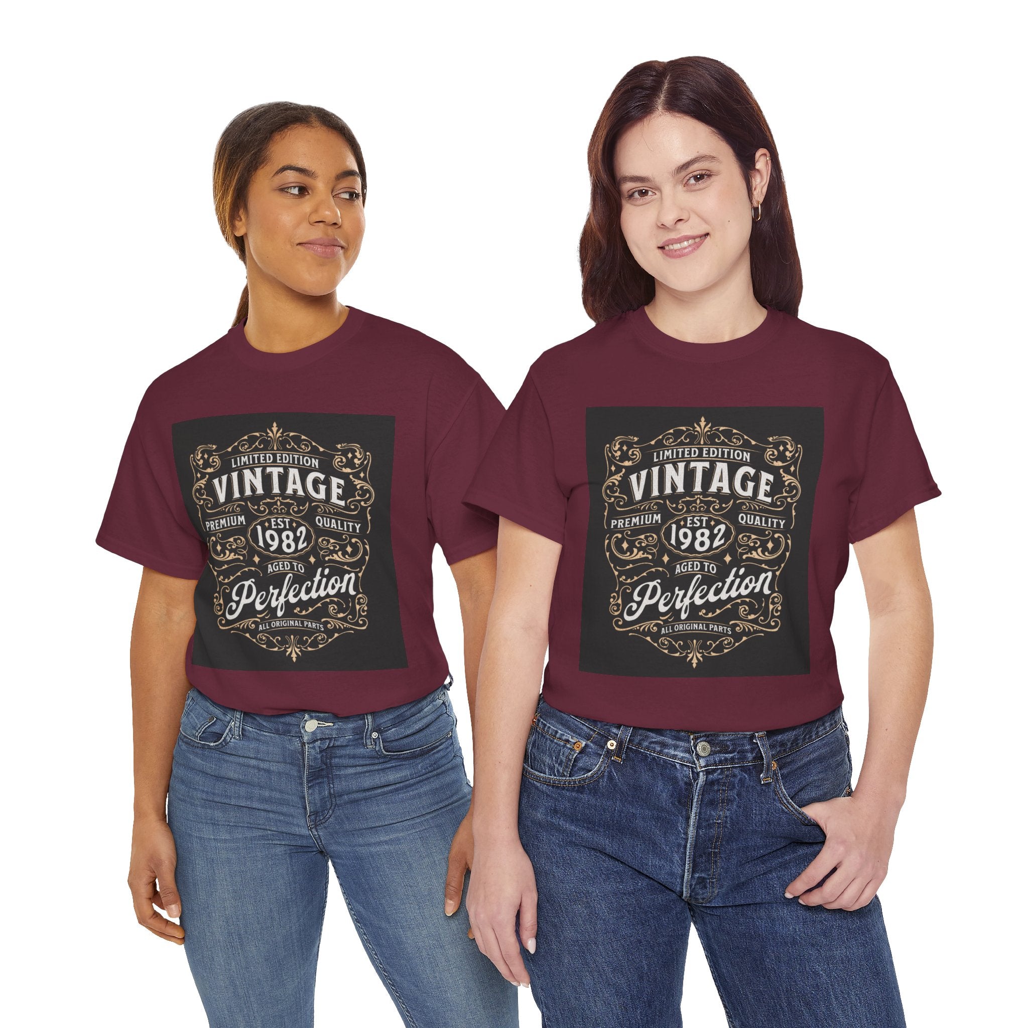 Vintage 1982 T-Shirt – Limited Edition Retro Birthday Gift