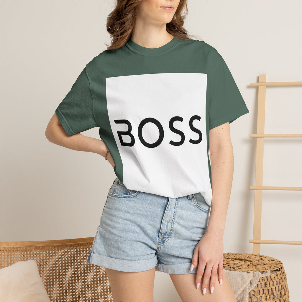 BOSS Graphic T-Shirt — Bold Minimalist Logo Tee for Confident Style