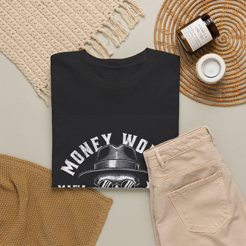 Money Works Dead Humanity Skull Tee