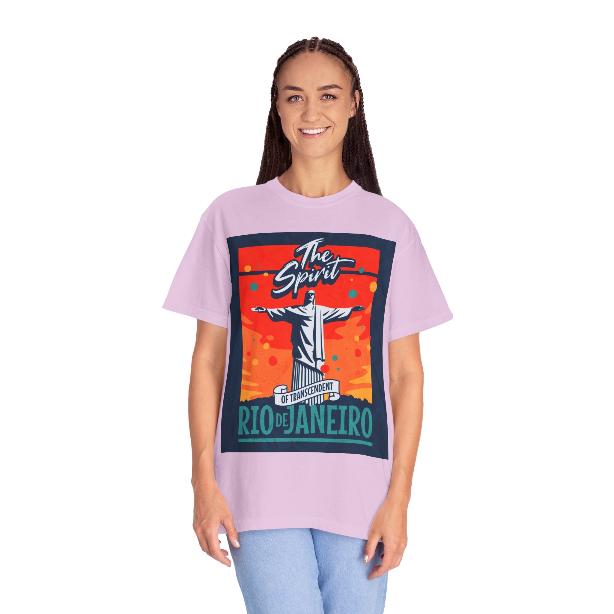 Rio de Janeiro Christ the Redeemer Poster T-Shirt — 'The Spirit' Graphic Tee