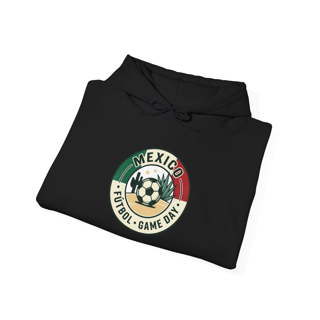 Mexico Futbol Crest Hoodie | Soccer Country Pride, Mexican Flag Colors