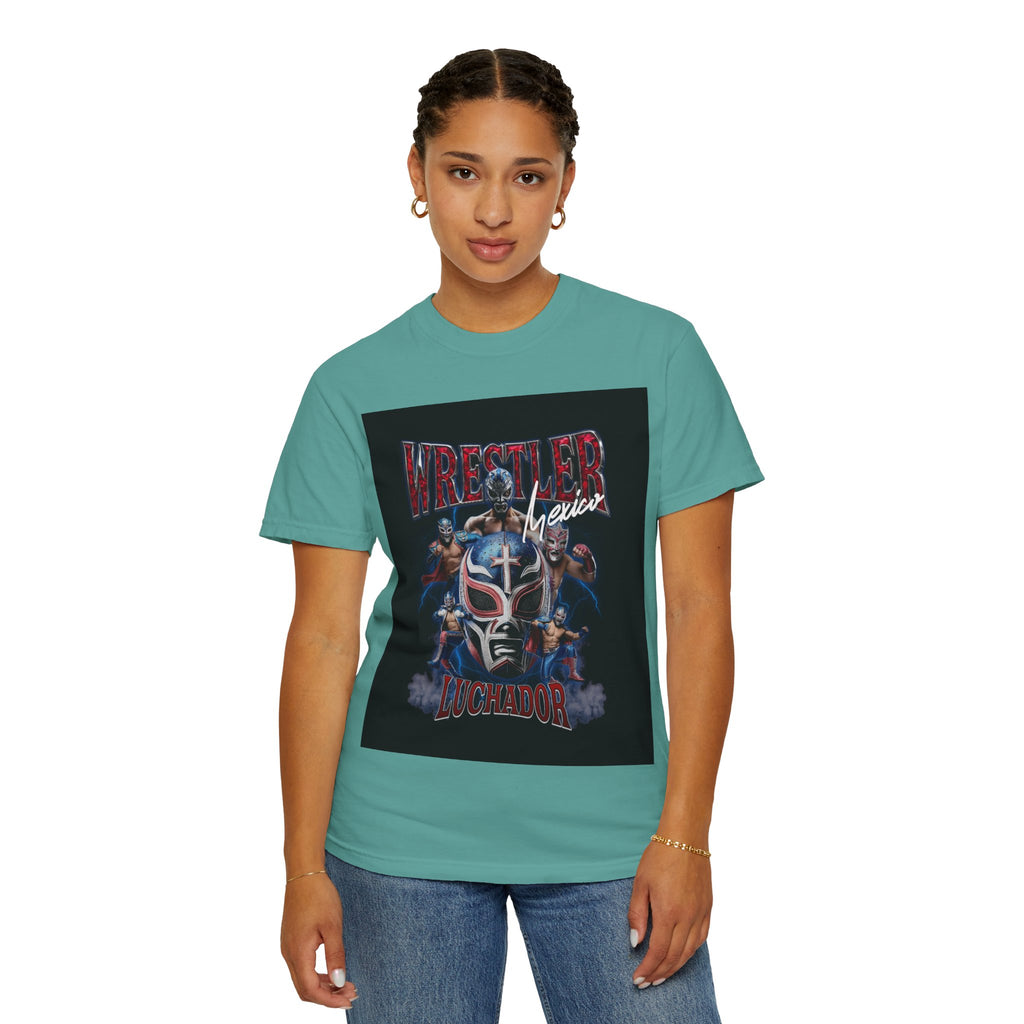 Wrestler Luchador Graphic T-Shirt — Mexican Masked Wrestling Tee